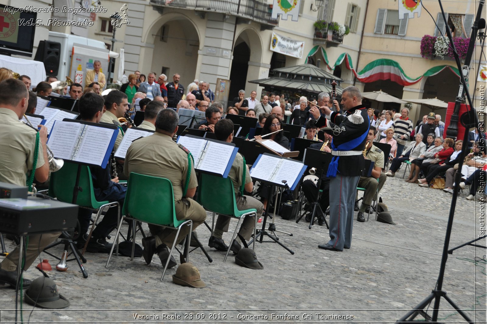 Venaria Reale 23 09 2012 - Concerto Fanfare Cri Taurinense - Croce Rossa Italiana - Ispettorato Regionale Volontari del Soccorso del Piemonte