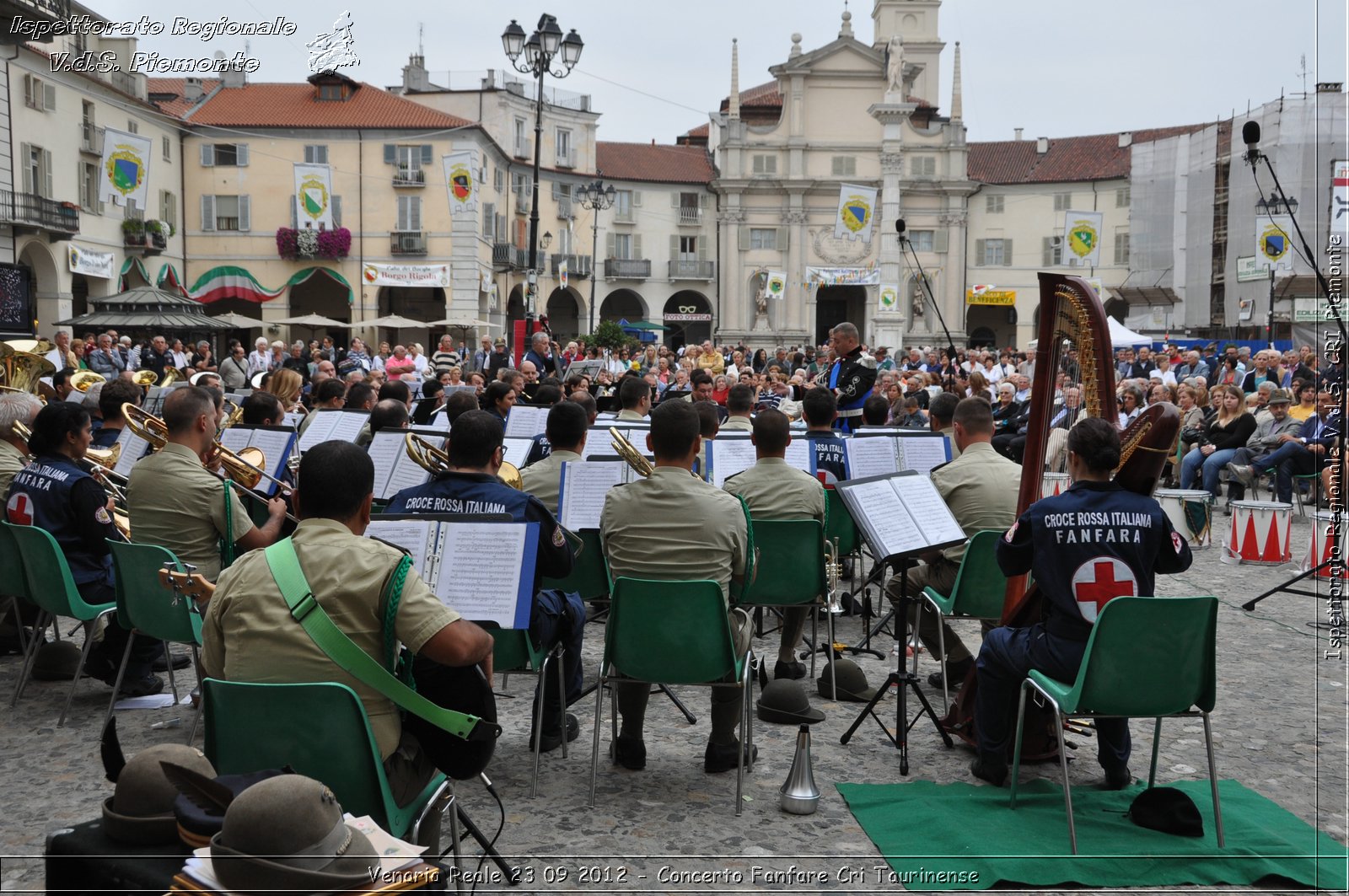 Venaria Reale 23 09 2012 - Concerto Fanfare Cri Taurinense - Croce Rossa Italiana - Ispettorato Regionale Volontari del Soccorso del Piemonte