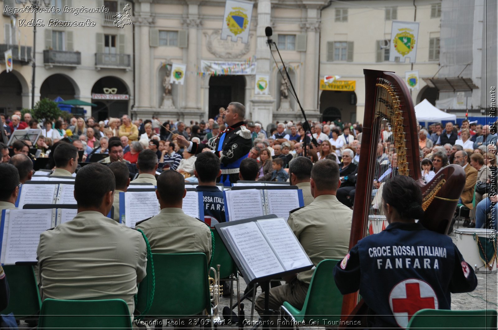 Venaria Reale 23 09 2012 - Concerto Fanfare Cri Taurinense - Croce Rossa Italiana - Ispettorato Regionale Volontari del Soccorso del Piemonte