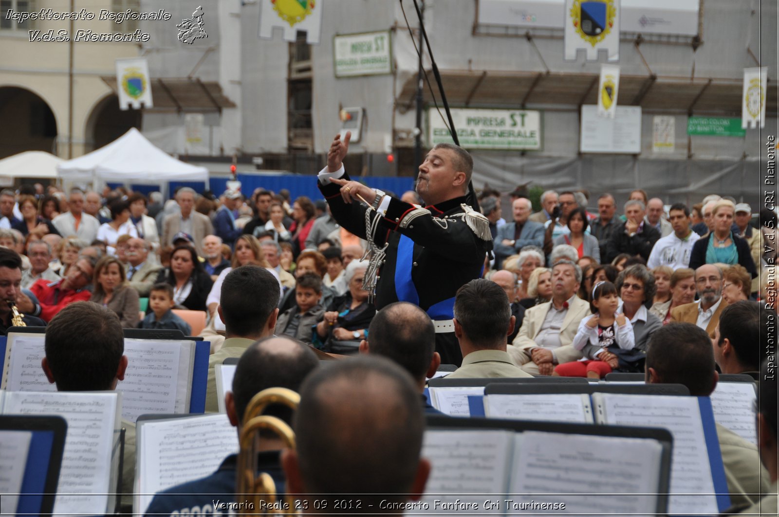 Venaria Reale 23 09 2012 - Concerto Fanfare Cri Taurinense - Croce Rossa Italiana - Ispettorato Regionale Volontari del Soccorso del Piemonte