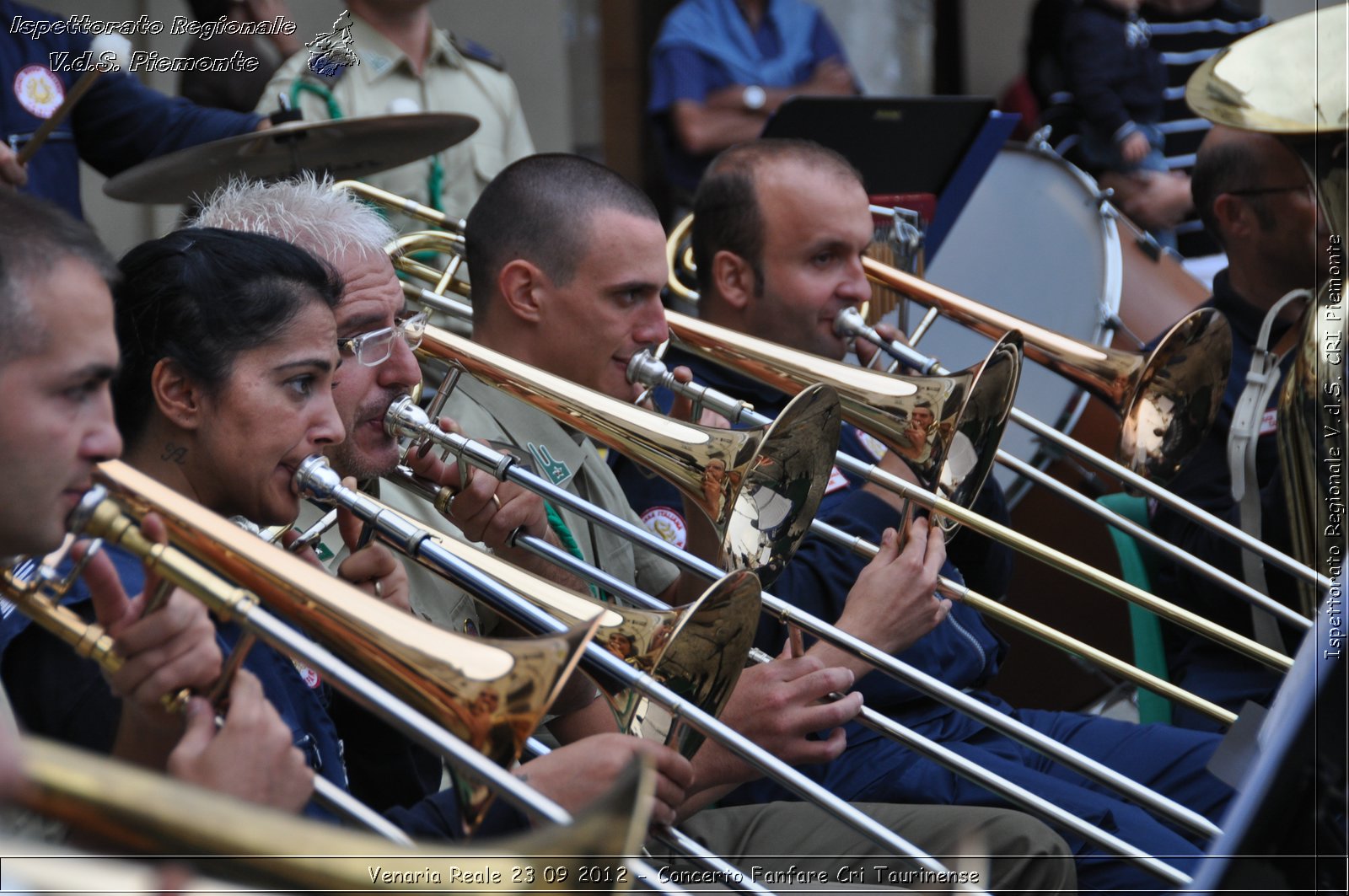 Venaria Reale 23 09 2012 - Concerto Fanfare Cri Taurinense - Croce Rossa Italiana - Ispettorato Regionale Volontari del Soccorso del Piemonte