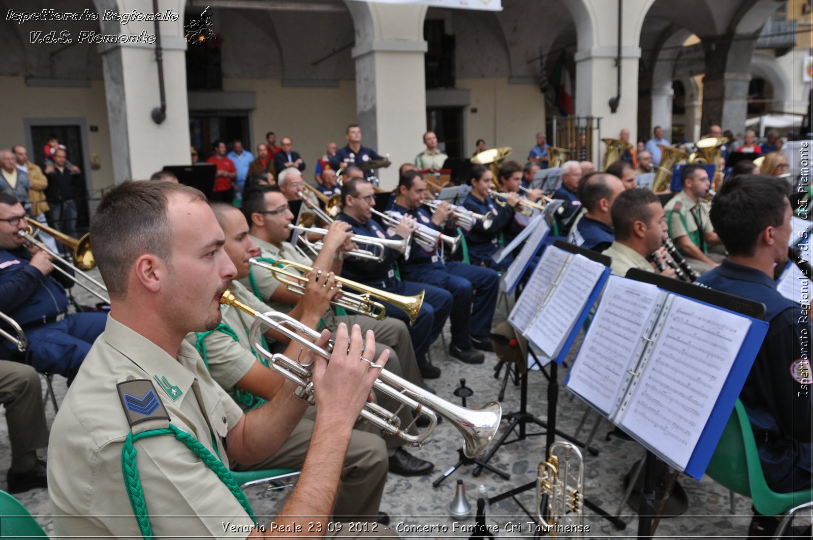 Venaria Reale 23 09 2012 - Concerto Fanfare Cri Taurinense - Croce Rossa Italiana - Ispettorato Regionale Volontari del Soccorso del Piemonte