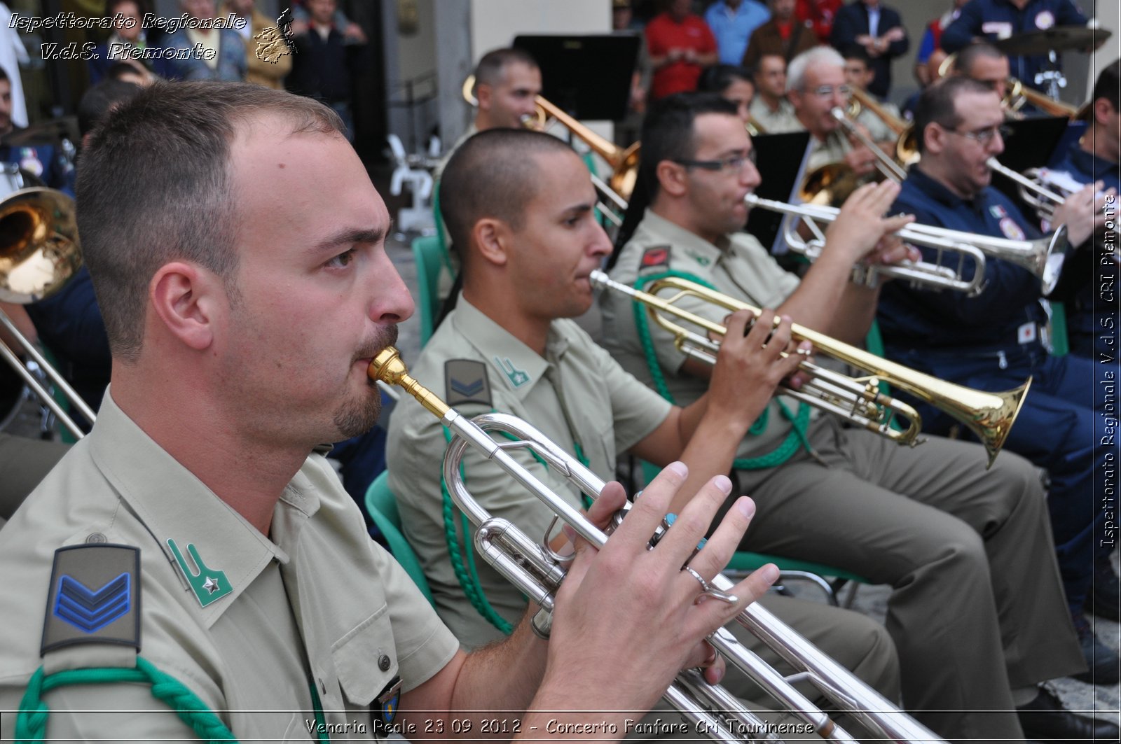 Venaria Reale 23 09 2012 - Concerto Fanfare Cri Taurinense - Croce Rossa Italiana - Ispettorato Regionale Volontari del Soccorso del Piemonte