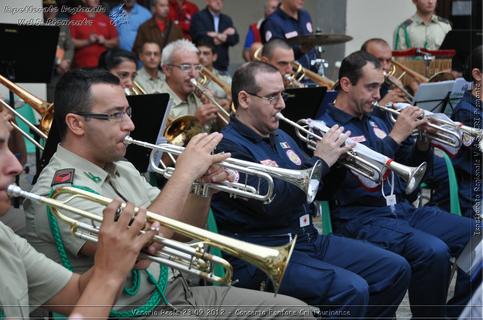 Venaria Reale 23 09 2012 - Concerto Fanfare Cri Taurinense - Croce Rossa Italiana - Ispettorato Regionale Volontari del Soccorso del Piemonte