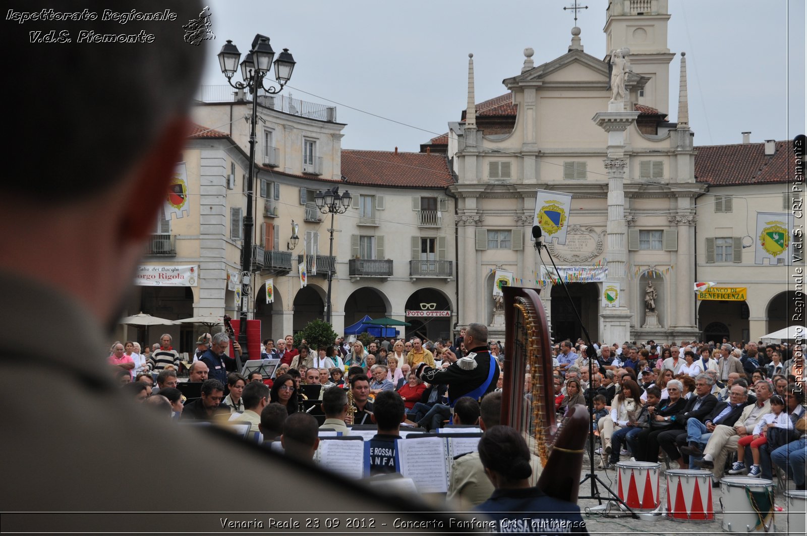 Venaria Reale 23 09 2012 - Concerto Fanfare Cri Taurinense - Croce Rossa Italiana - Ispettorato Regionale Volontari del Soccorso del Piemonte