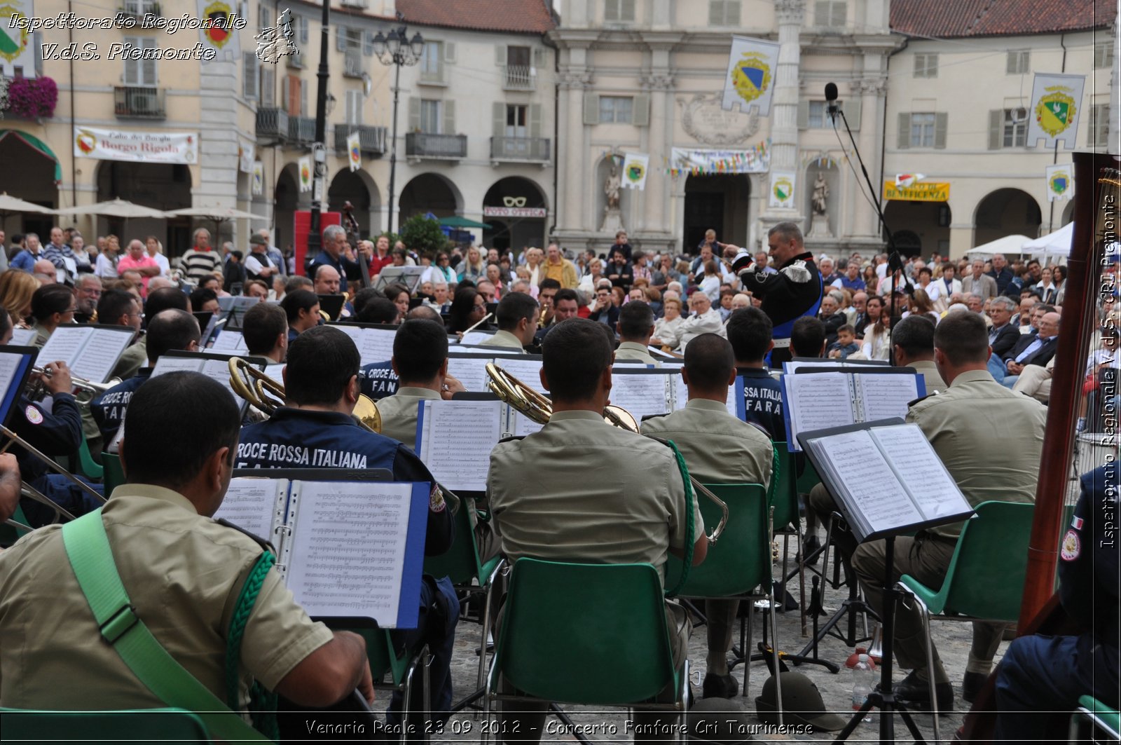 Venaria Reale 23 09 2012 - Concerto Fanfare Cri Taurinense - Croce Rossa Italiana - Ispettorato Regionale Volontari del Soccorso del Piemonte