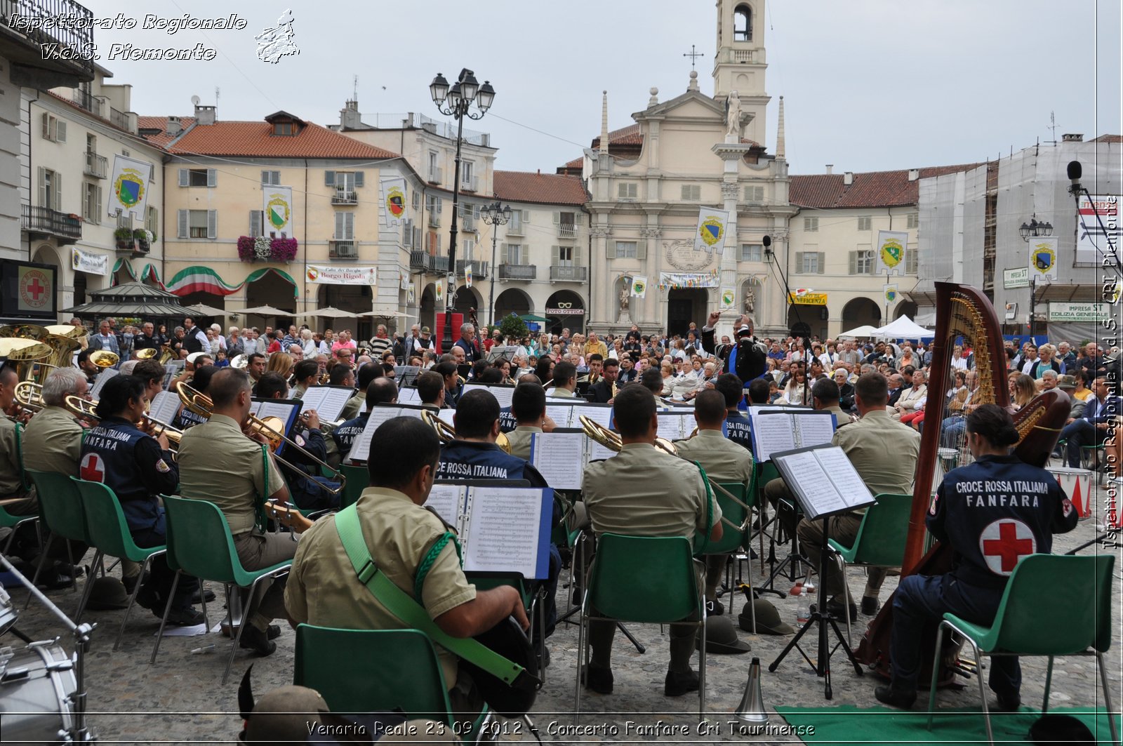 Venaria Reale 23 09 2012 - Concerto Fanfare Cri Taurinense - Croce Rossa Italiana - Ispettorato Regionale Volontari del Soccorso del Piemonte