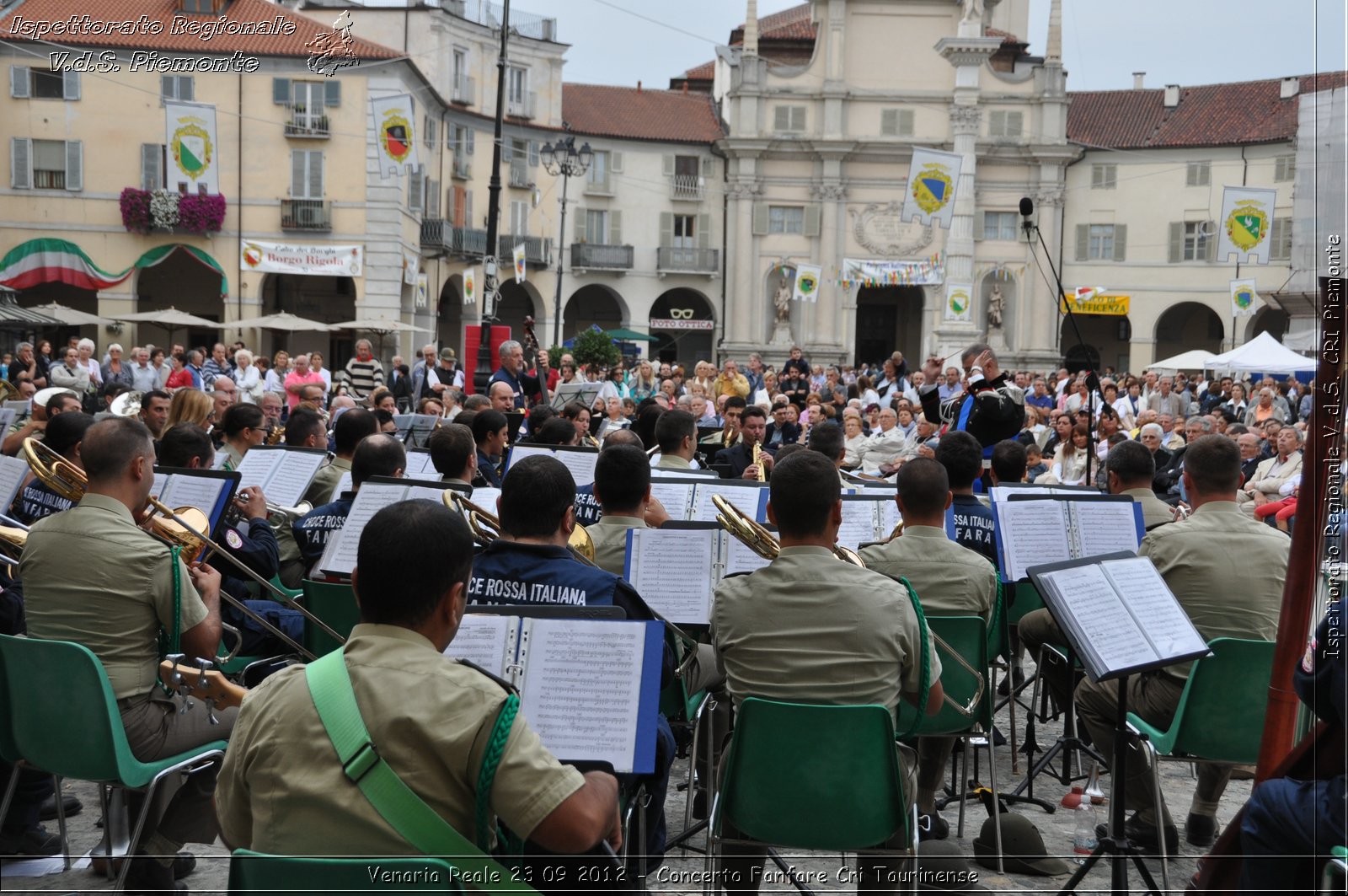 Venaria Reale 23 09 2012 - Concerto Fanfare Cri Taurinense - Croce Rossa Italiana - Ispettorato Regionale Volontari del Soccorso del Piemonte