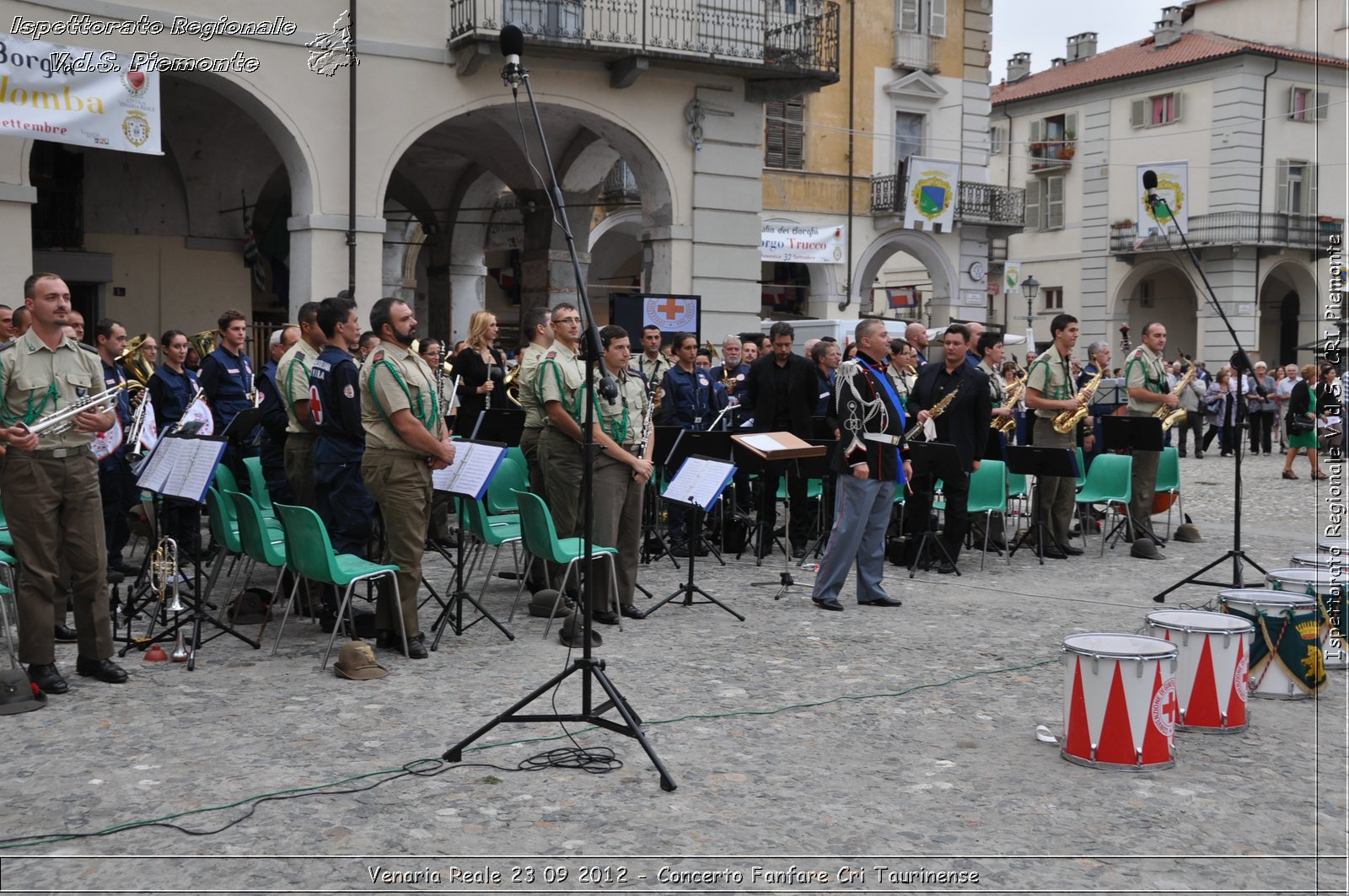 Venaria Reale 23 09 2012 - Concerto Fanfare Cri Taurinense - Croce Rossa Italiana - Ispettorato Regionale Volontari del Soccorso del Piemonte