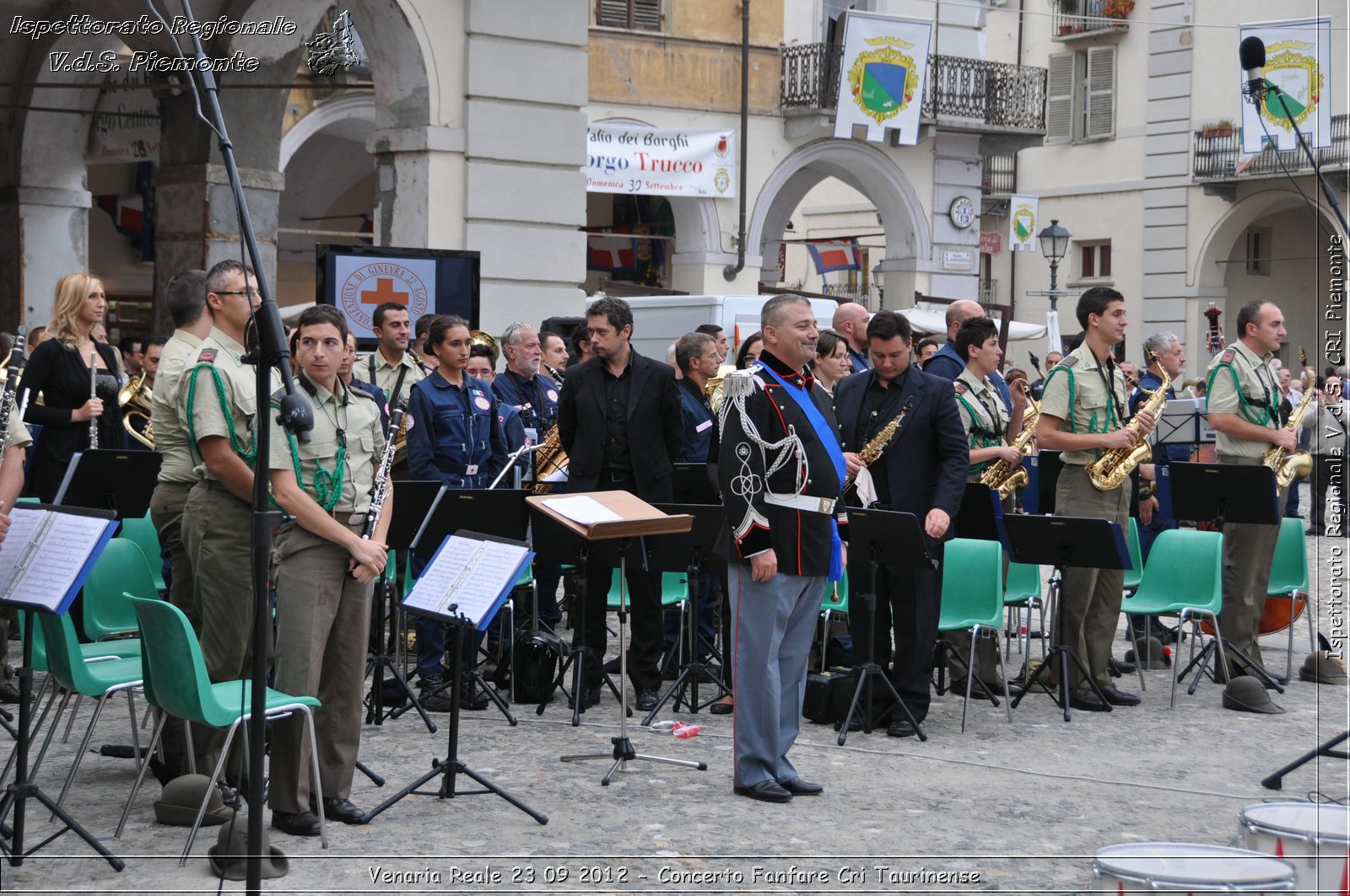 Venaria Reale 23 09 2012 - Concerto Fanfare Cri Taurinense - Croce Rossa Italiana - Ispettorato Regionale Volontari del Soccorso del Piemonte