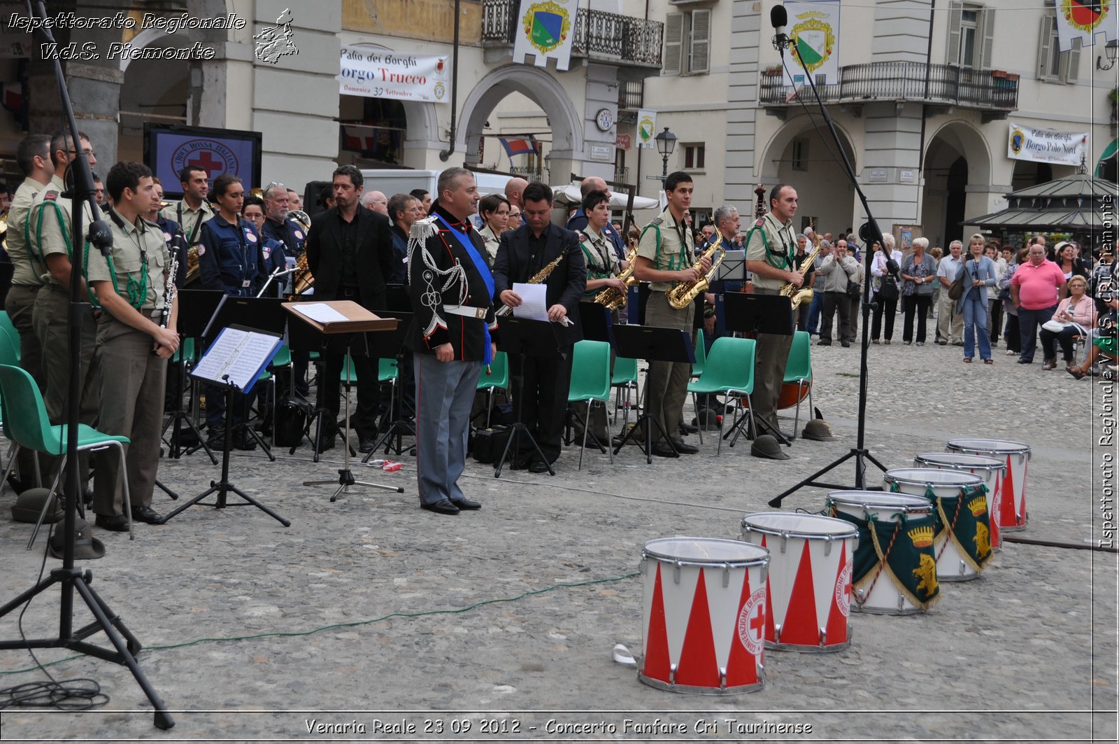 Venaria Reale 23 09 2012 - Concerto Fanfare Cri Taurinense - Croce Rossa Italiana - Ispettorato Regionale Volontari del Soccorso del Piemonte