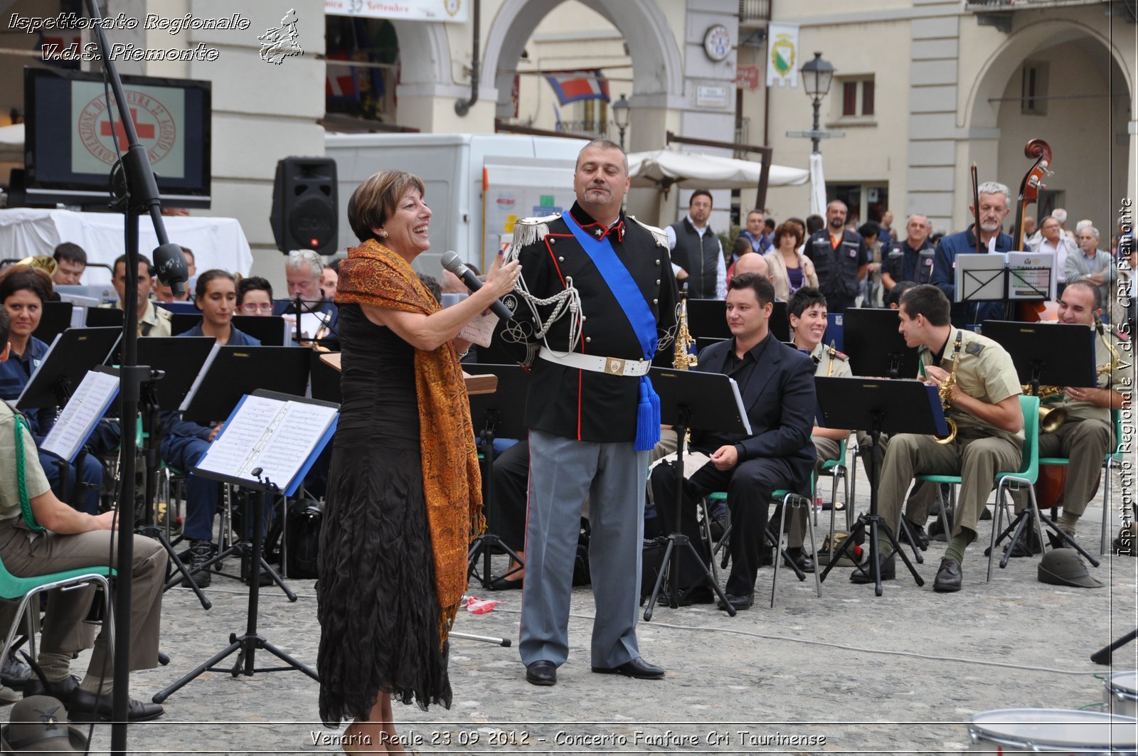 Venaria Reale 23 09 2012 - Concerto Fanfare Cri Taurinense - Croce Rossa Italiana - Ispettorato Regionale Volontari del Soccorso del Piemonte