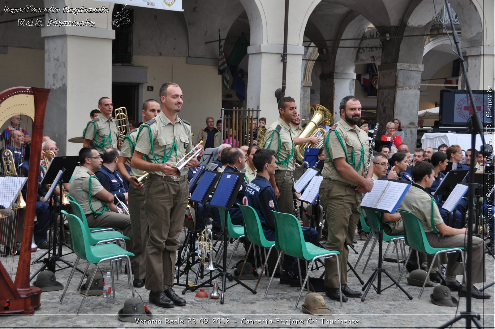 Venaria Reale 23 09 2012 - Concerto Fanfare Cri Taurinense - Croce Rossa Italiana - Ispettorato Regionale Volontari del Soccorso del Piemonte