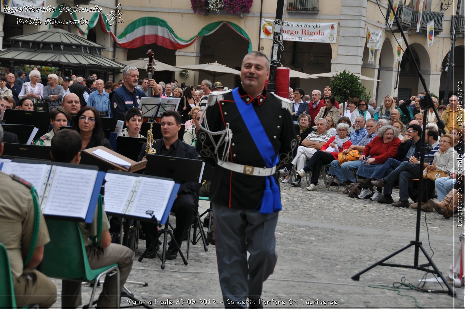 Venaria Reale 23 09 2012 - Concerto Fanfare Cri Taurinense - Croce Rossa Italiana - Ispettorato Regionale Volontari del Soccorso del Piemonte