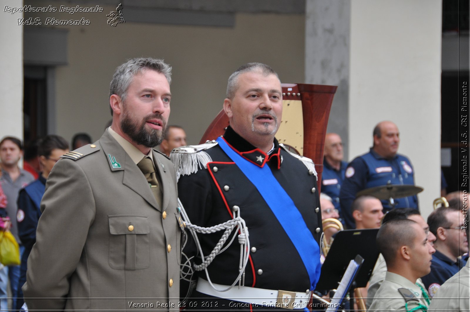 Venaria Reale 23 09 2012 - Concerto Fanfare Cri Taurinense - Croce Rossa Italiana - Ispettorato Regionale Volontari del Soccorso del Piemonte