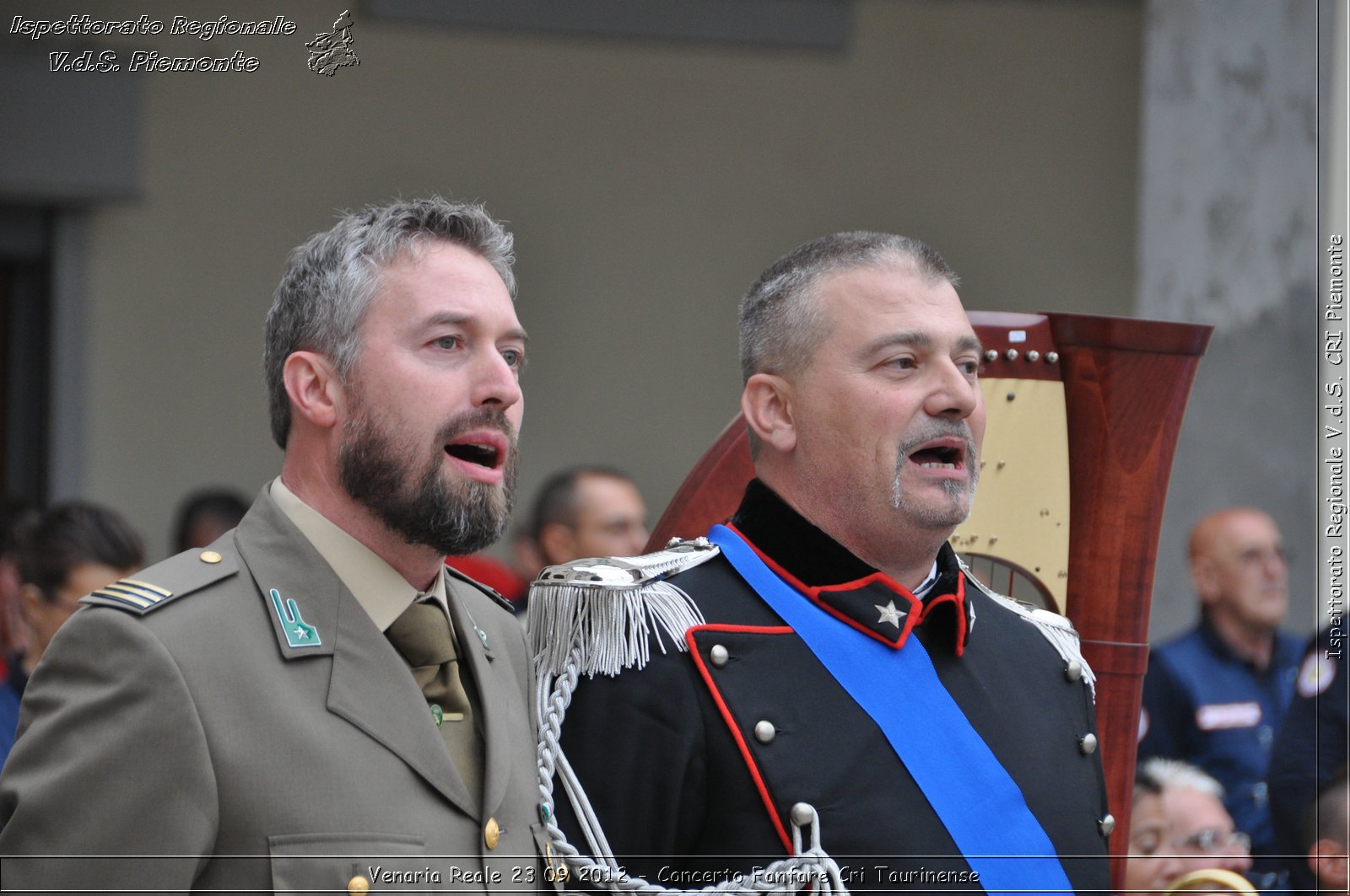 Venaria Reale 23 09 2012 - Concerto Fanfare Cri Taurinense - Croce Rossa Italiana - Ispettorato Regionale Volontari del Soccorso del Piemonte