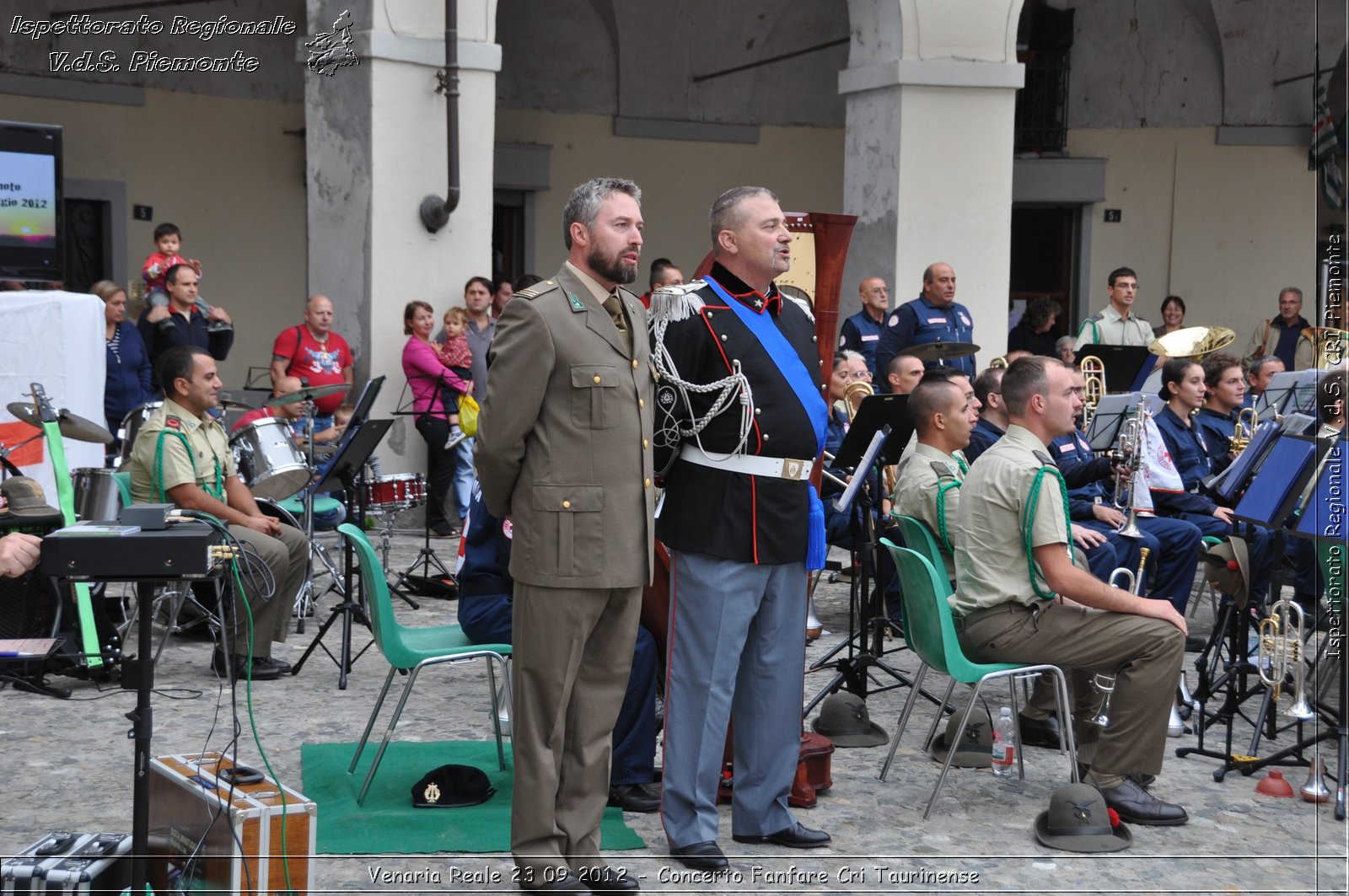 Venaria Reale 23 09 2012 - Concerto Fanfare Cri Taurinense - Croce Rossa Italiana - Ispettorato Regionale Volontari del Soccorso del Piemonte