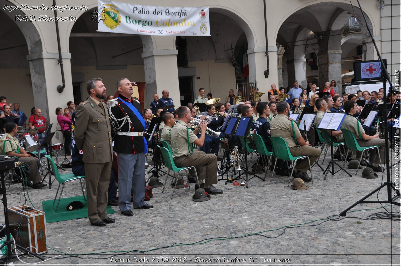 Venaria Reale 23 09 2012 - Concerto Fanfare Cri Taurinense - Croce Rossa Italiana - Ispettorato Regionale Volontari del Soccorso del Piemonte