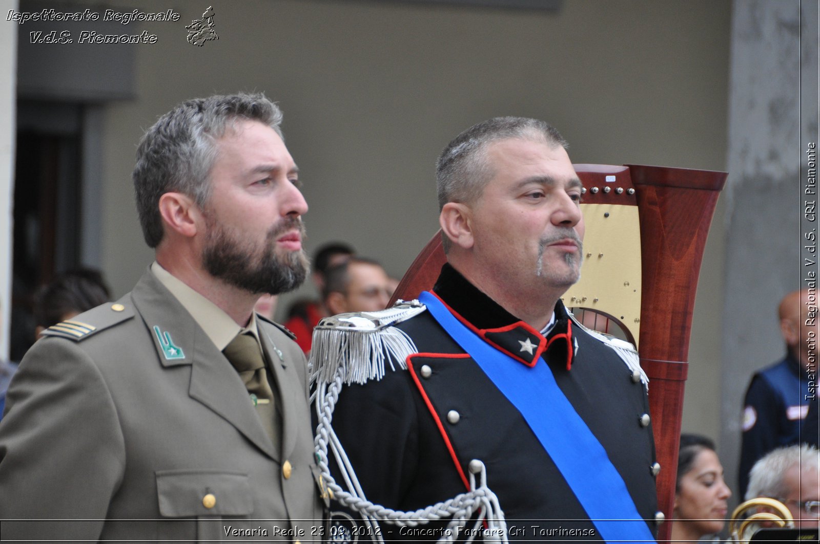 Venaria Reale 23 09 2012 - Concerto Fanfare Cri Taurinense - Croce Rossa Italiana - Ispettorato Regionale Volontari del Soccorso del Piemonte