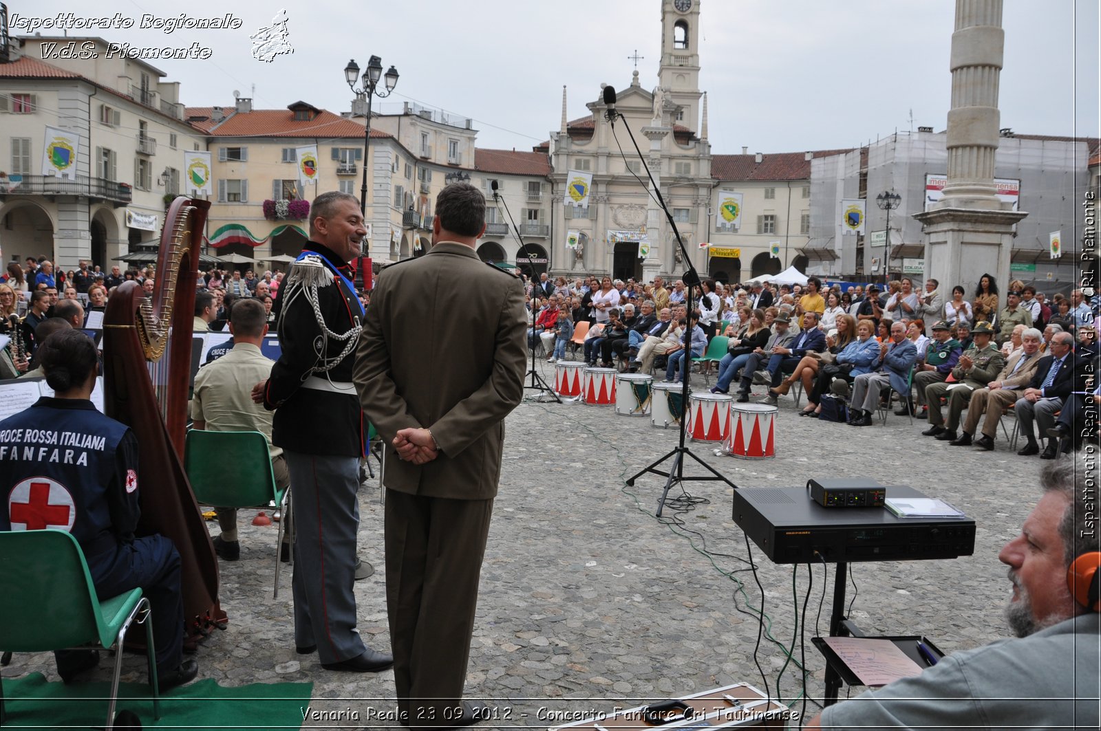 Venaria Reale 23 09 2012 - Concerto Fanfare Cri Taurinense - Croce Rossa Italiana - Ispettorato Regionale Volontari del Soccorso del Piemonte