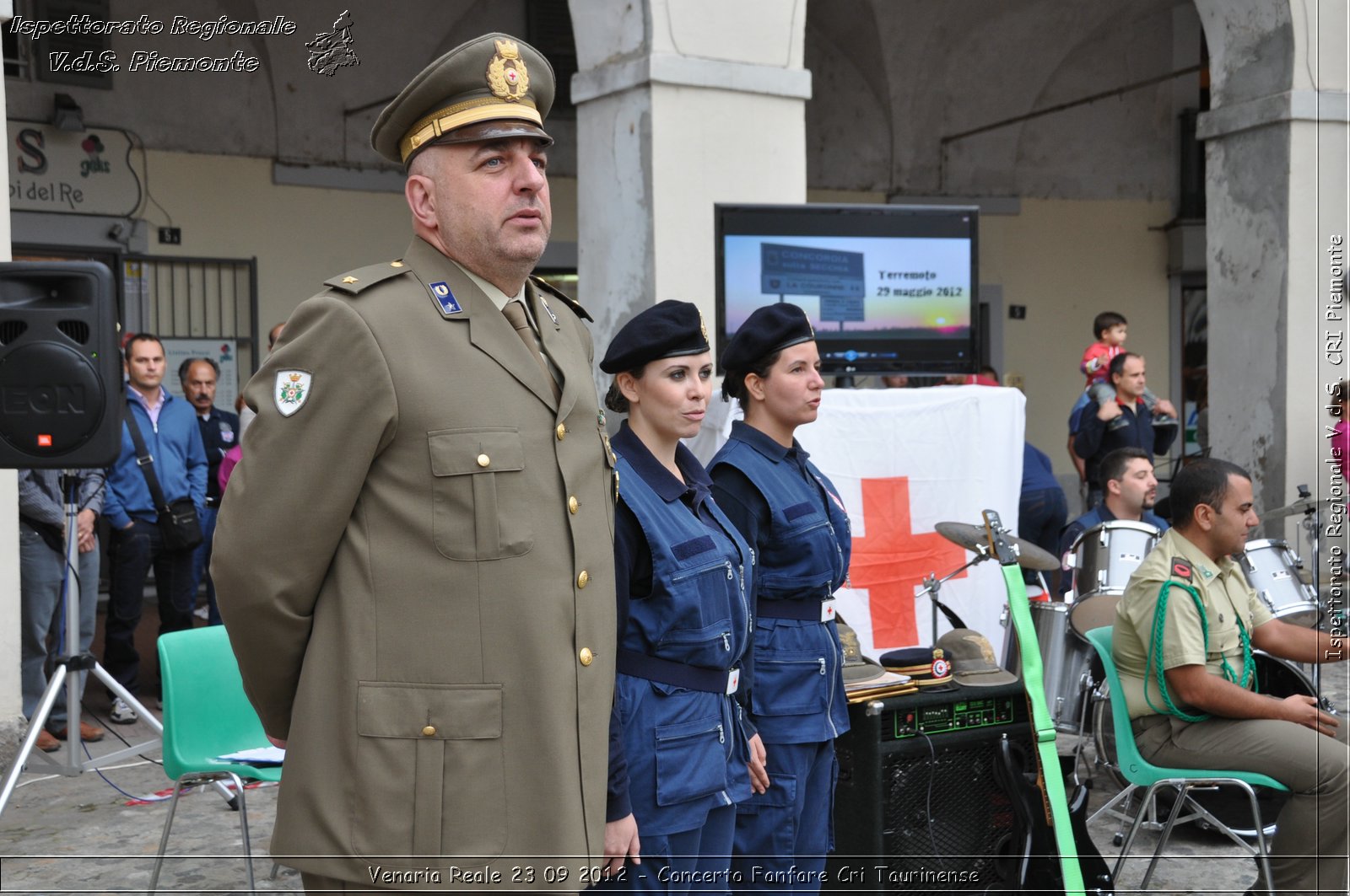 Venaria Reale 23 09 2012 - Concerto Fanfare Cri Taurinense - Croce Rossa Italiana - Ispettorato Regionale Volontari del Soccorso del Piemonte