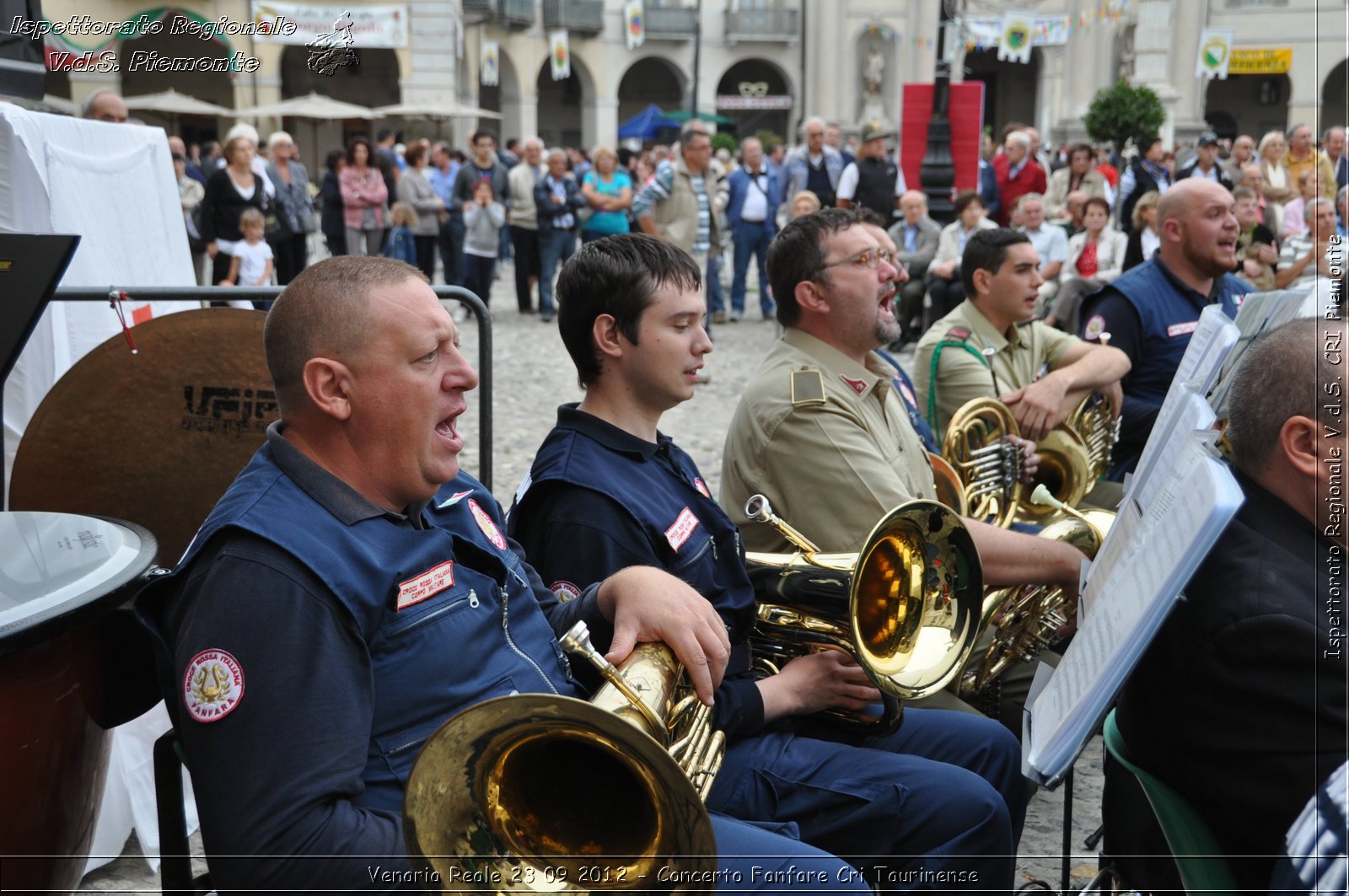 Venaria Reale 23 09 2012 - Concerto Fanfare Cri Taurinense - Croce Rossa Italiana - Ispettorato Regionale Volontari del Soccorso del Piemonte