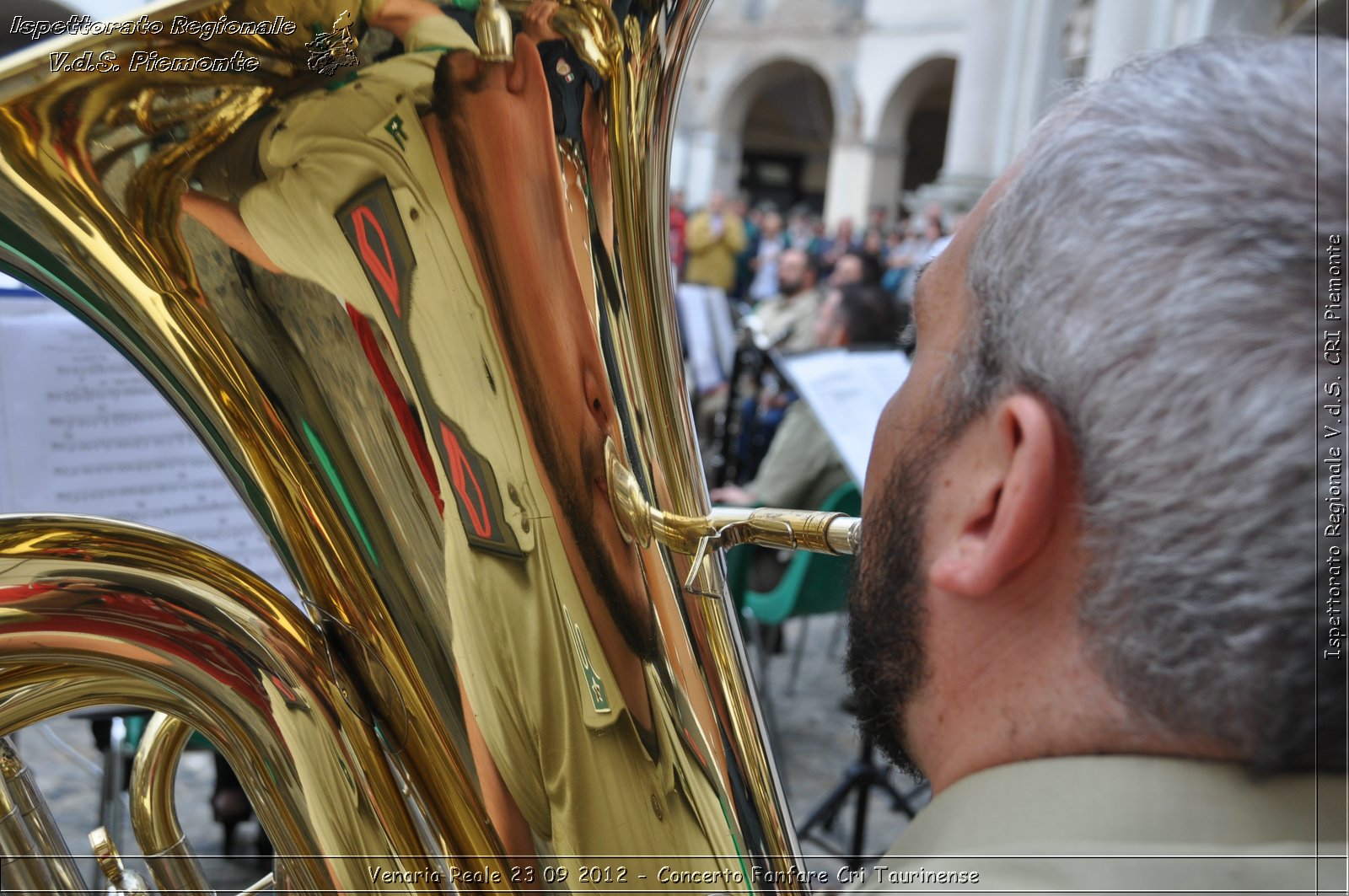 Venaria Reale 23 09 2012 - Concerto Fanfare Cri Taurinense - Croce Rossa Italiana - Ispettorato Regionale Volontari del Soccorso del Piemonte