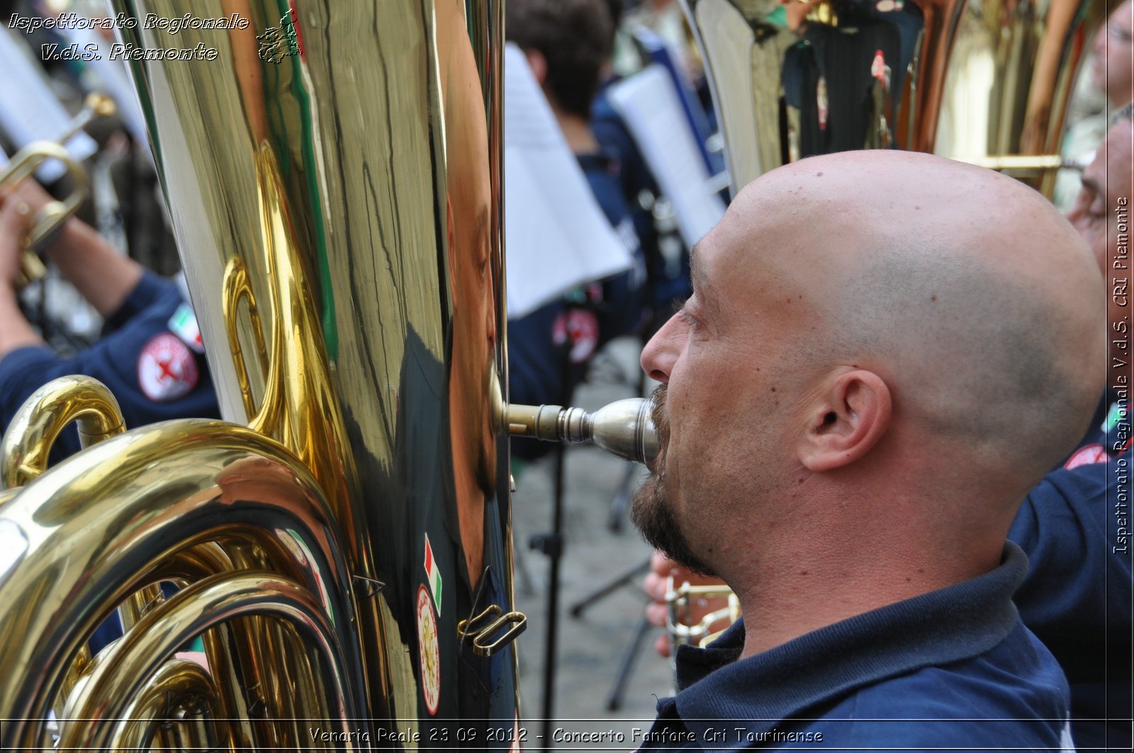 Venaria Reale 23 09 2012 - Concerto Fanfare Cri Taurinense - Croce Rossa Italiana - Ispettorato Regionale Volontari del Soccorso del Piemonte