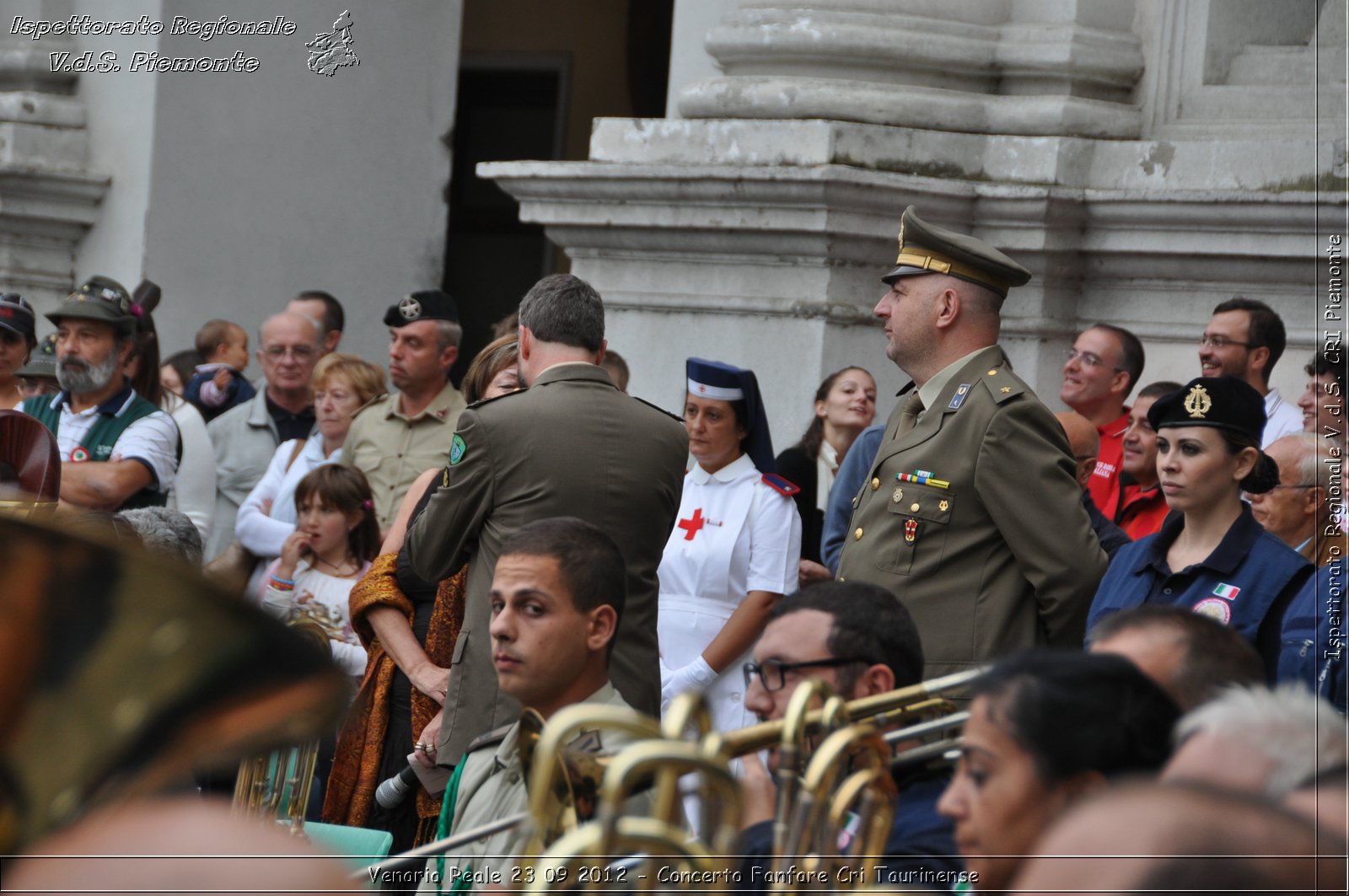 Venaria Reale 23 09 2012 - Concerto Fanfare Cri Taurinense - Croce Rossa Italiana - Ispettorato Regionale Volontari del Soccorso del Piemonte