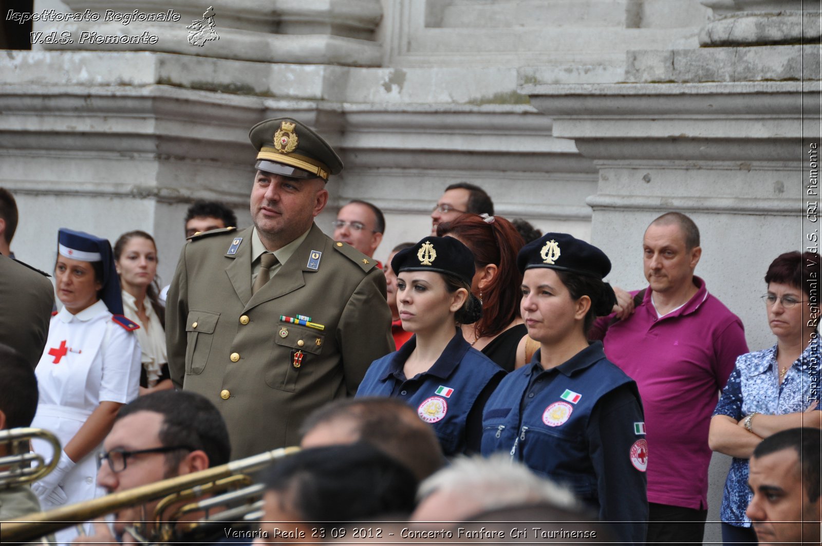 Venaria Reale 23 09 2012 - Concerto Fanfare Cri Taurinense - Croce Rossa Italiana - Ispettorato Regionale Volontari del Soccorso del Piemonte