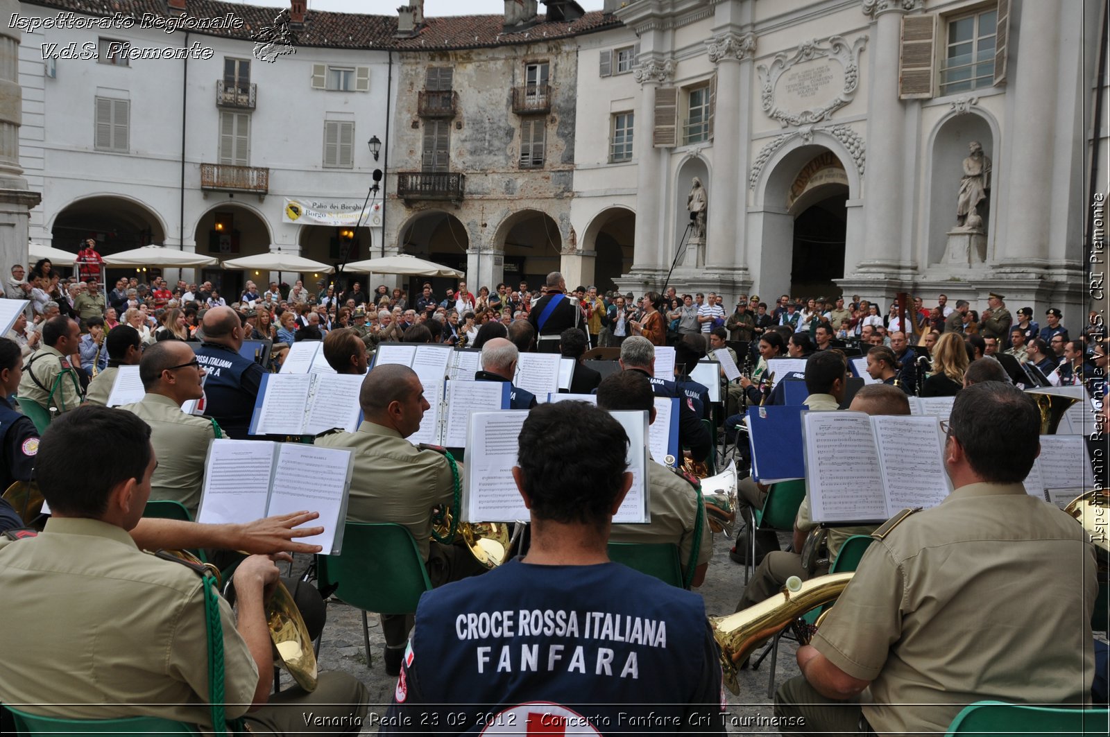 Venaria Reale 23 09 2012 - Concerto Fanfare Cri Taurinense - Croce Rossa Italiana - Ispettorato Regionale Volontari del Soccorso del Piemonte