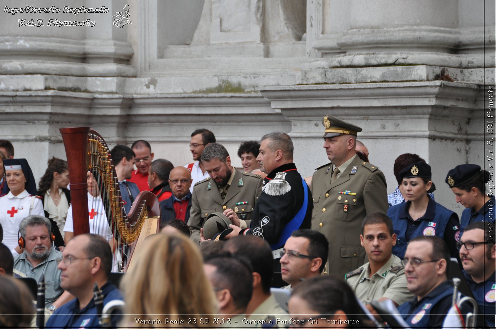 Venaria Reale 23 09 2012 - Concerto Fanfare Cri Taurinense - Croce Rossa Italiana - Ispettorato Regionale Volontari del Soccorso del Piemonte