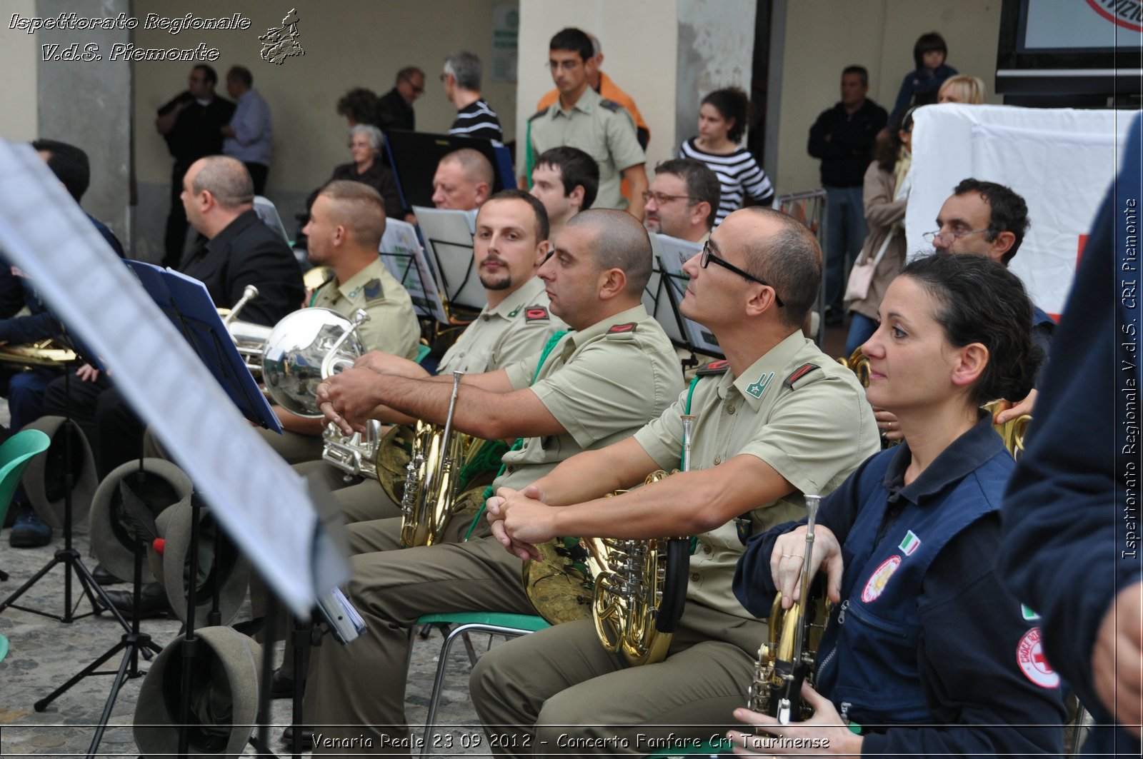 Venaria Reale 23 09 2012 - Concerto Fanfare Cri Taurinense - Croce Rossa Italiana - Ispettorato Regionale Volontari del Soccorso del Piemonte