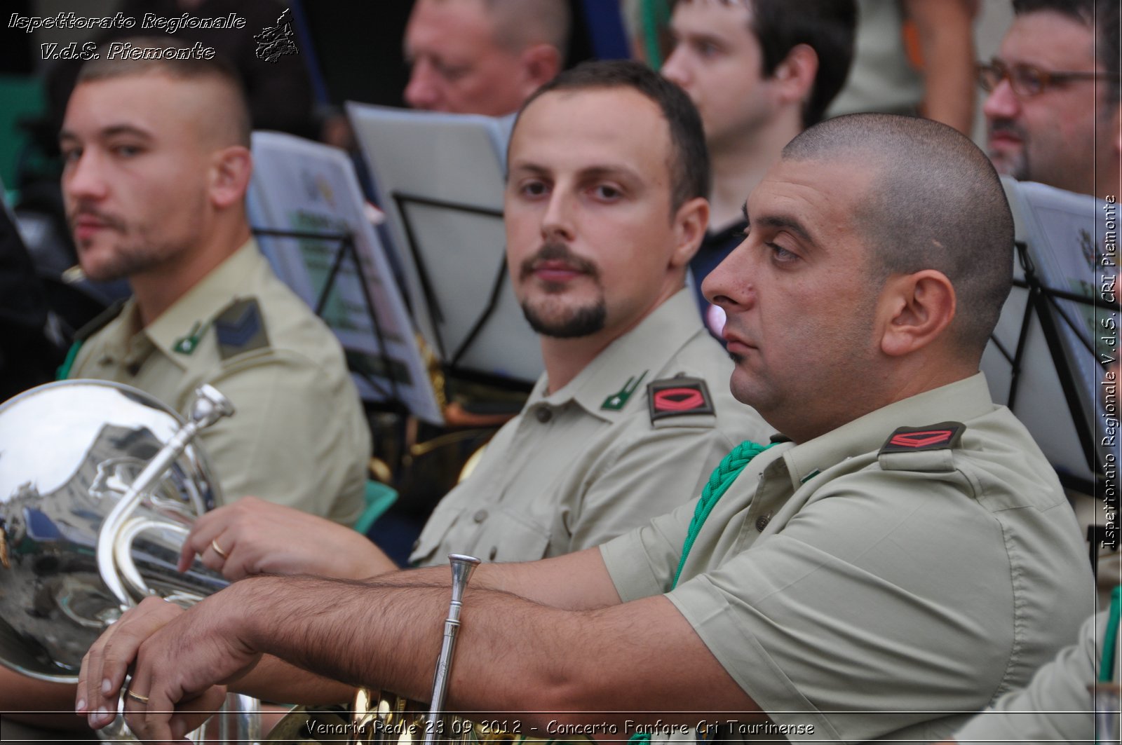 Venaria Reale 23 09 2012 - Concerto Fanfare Cri Taurinense - Croce Rossa Italiana - Ispettorato Regionale Volontari del Soccorso del Piemonte