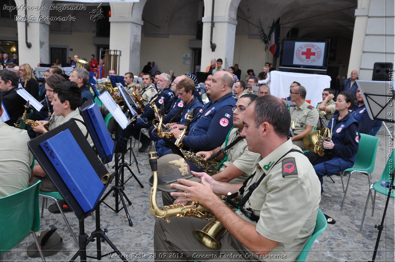 Venaria Reale 23 09 2012 - Concerto Fanfare Cri Taurinense - Croce Rossa Italiana - Ispettorato Regionale Volontari del Soccorso del Piemonte