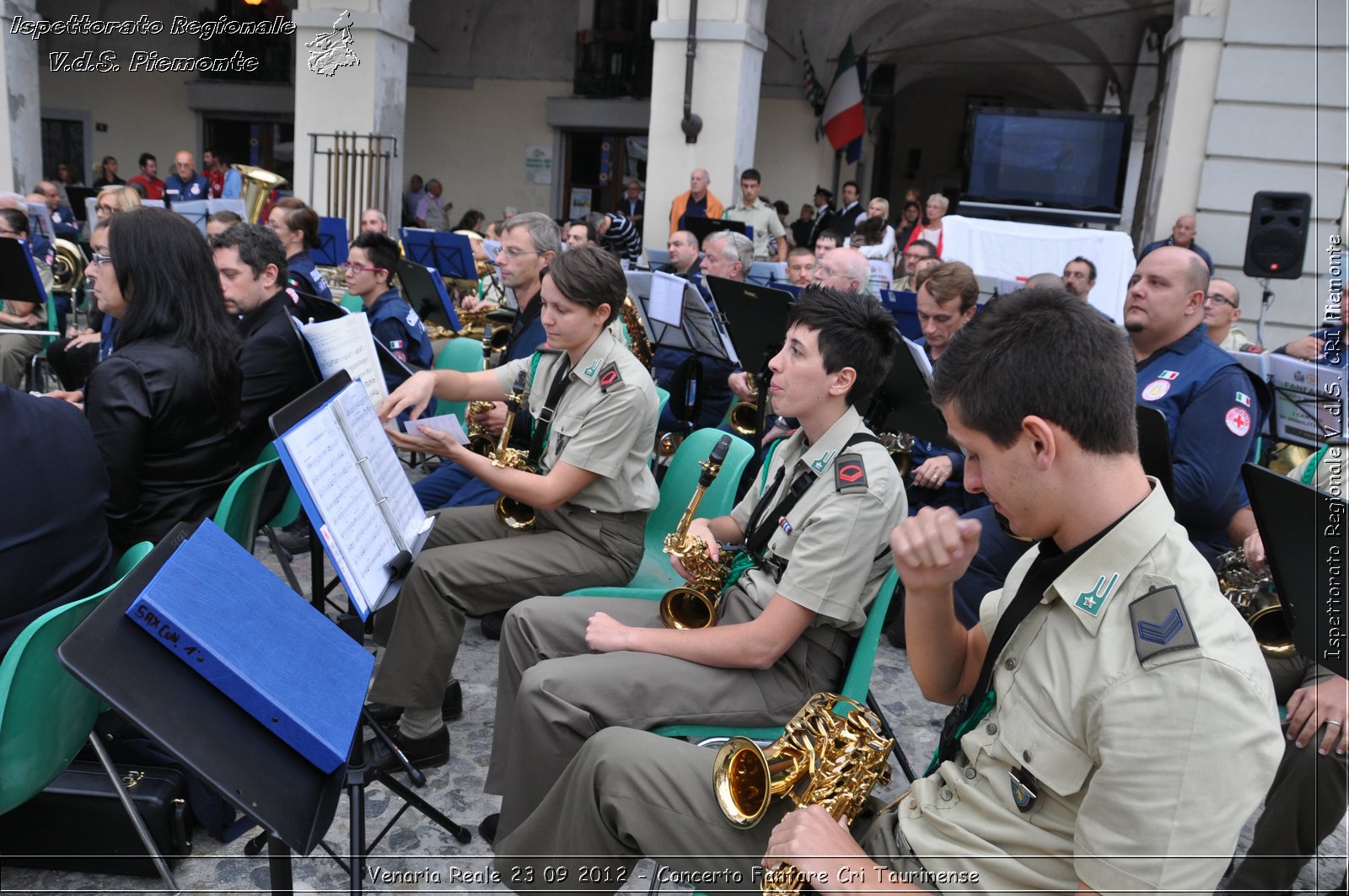 Venaria Reale 23 09 2012 - Concerto Fanfare Cri Taurinense - Croce Rossa Italiana - Ispettorato Regionale Volontari del Soccorso del Piemonte