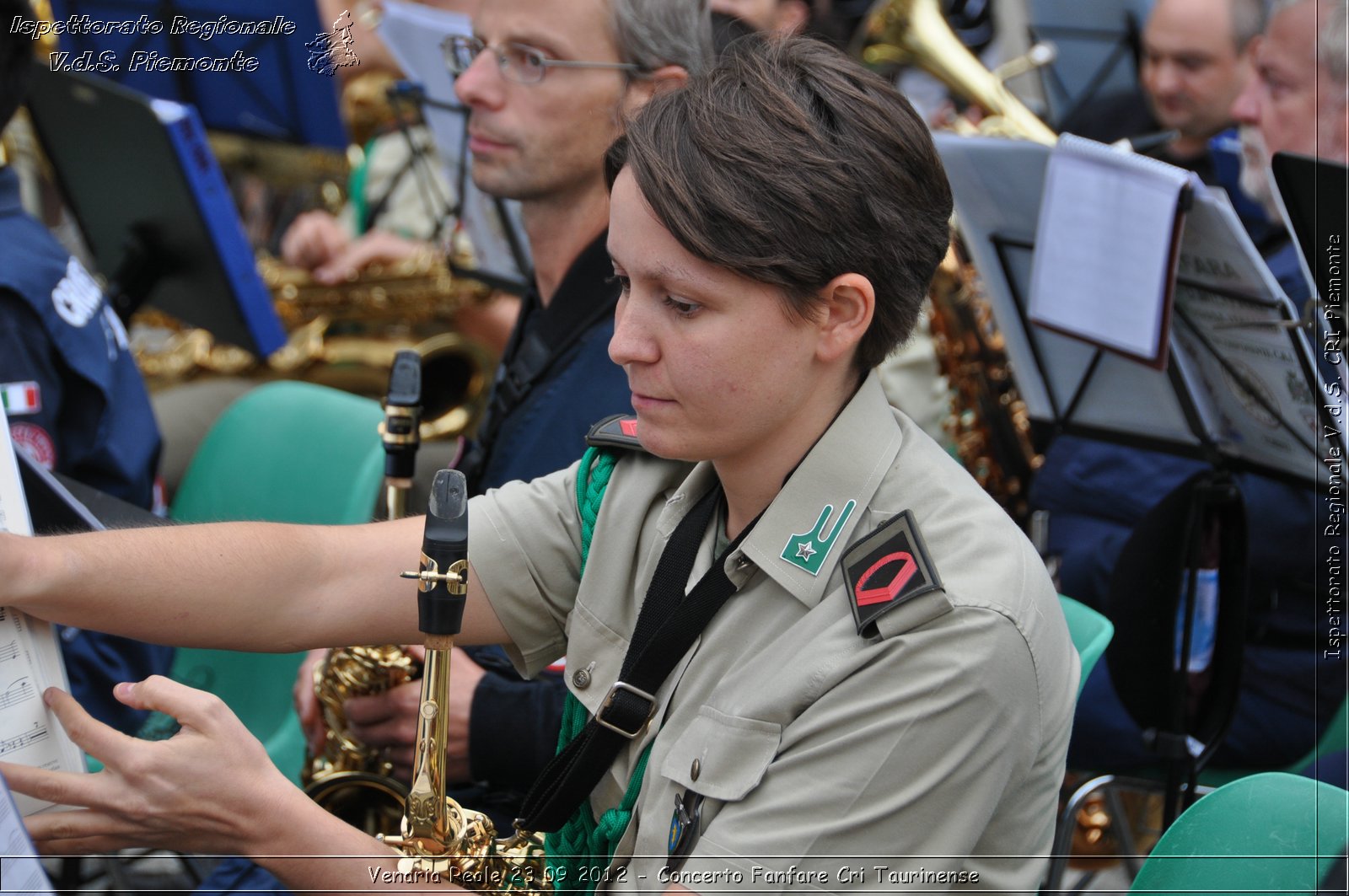 Venaria Reale 23 09 2012 - Concerto Fanfare Cri Taurinense - Croce Rossa Italiana - Ispettorato Regionale Volontari del Soccorso del Piemonte