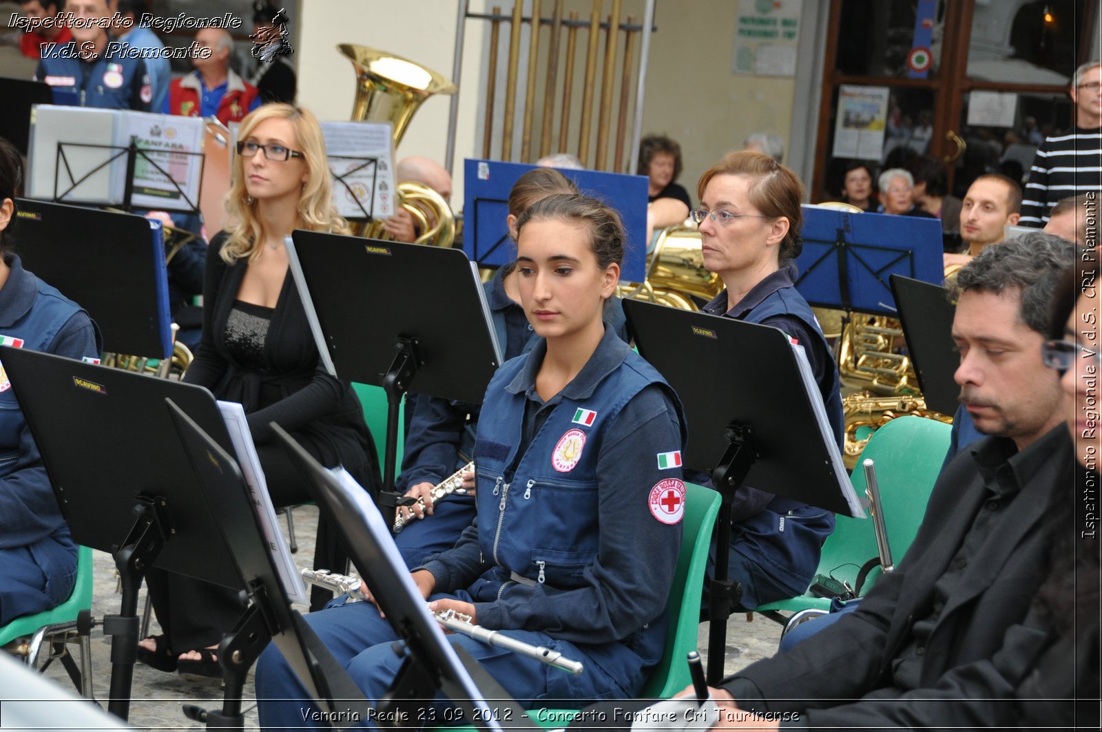 Venaria Reale 23 09 2012 - Concerto Fanfare Cri Taurinense - Croce Rossa Italiana - Ispettorato Regionale Volontari del Soccorso del Piemonte