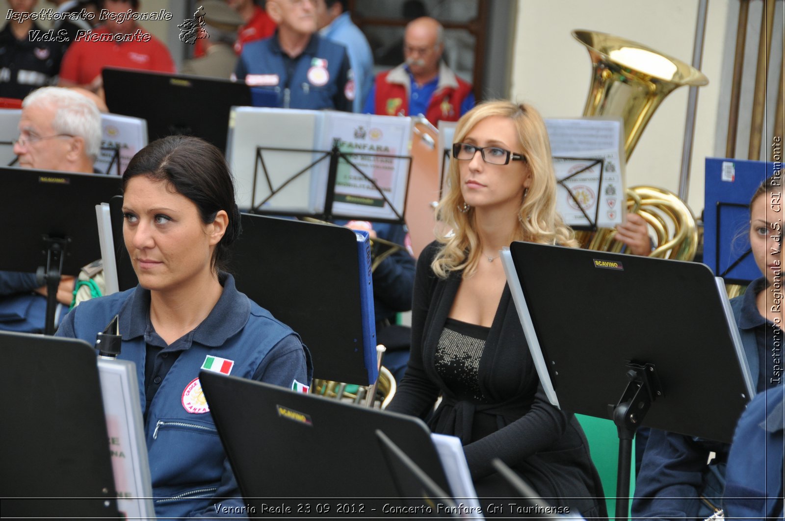 Venaria Reale 23 09 2012 - Concerto Fanfare Cri Taurinense - Croce Rossa Italiana - Ispettorato Regionale Volontari del Soccorso del Piemonte