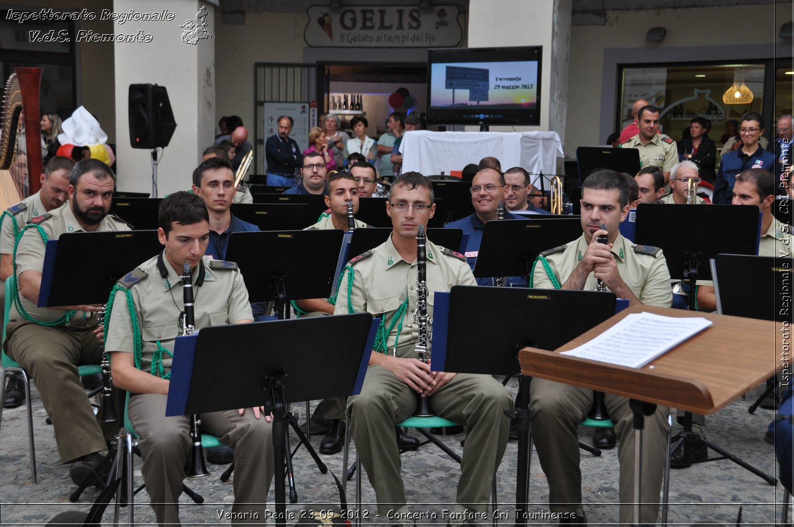 Venaria Reale 23 09 2012 - Concerto Fanfare Cri Taurinense - Croce Rossa Italiana - Ispettorato Regionale Volontari del Soccorso del Piemonte