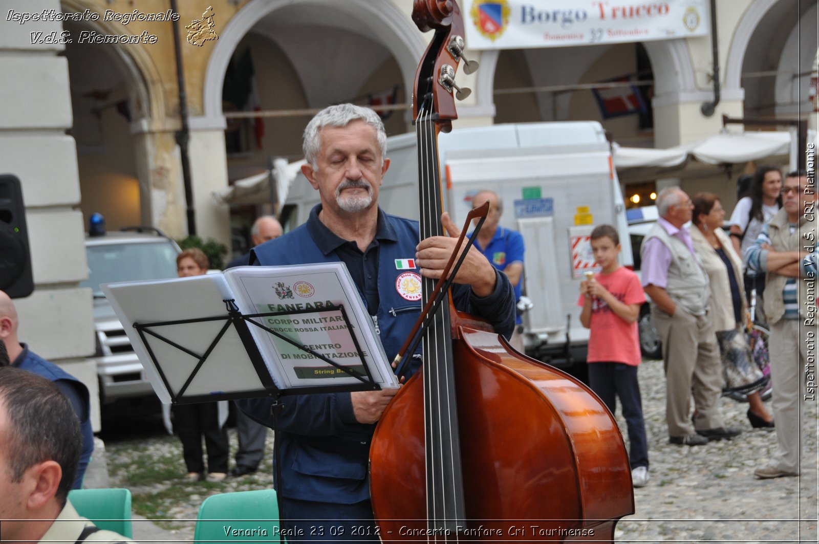 Venaria Reale 23 09 2012 - Concerto Fanfare Cri Taurinense - Croce Rossa Italiana - Ispettorato Regionale Volontari del Soccorso del Piemonte