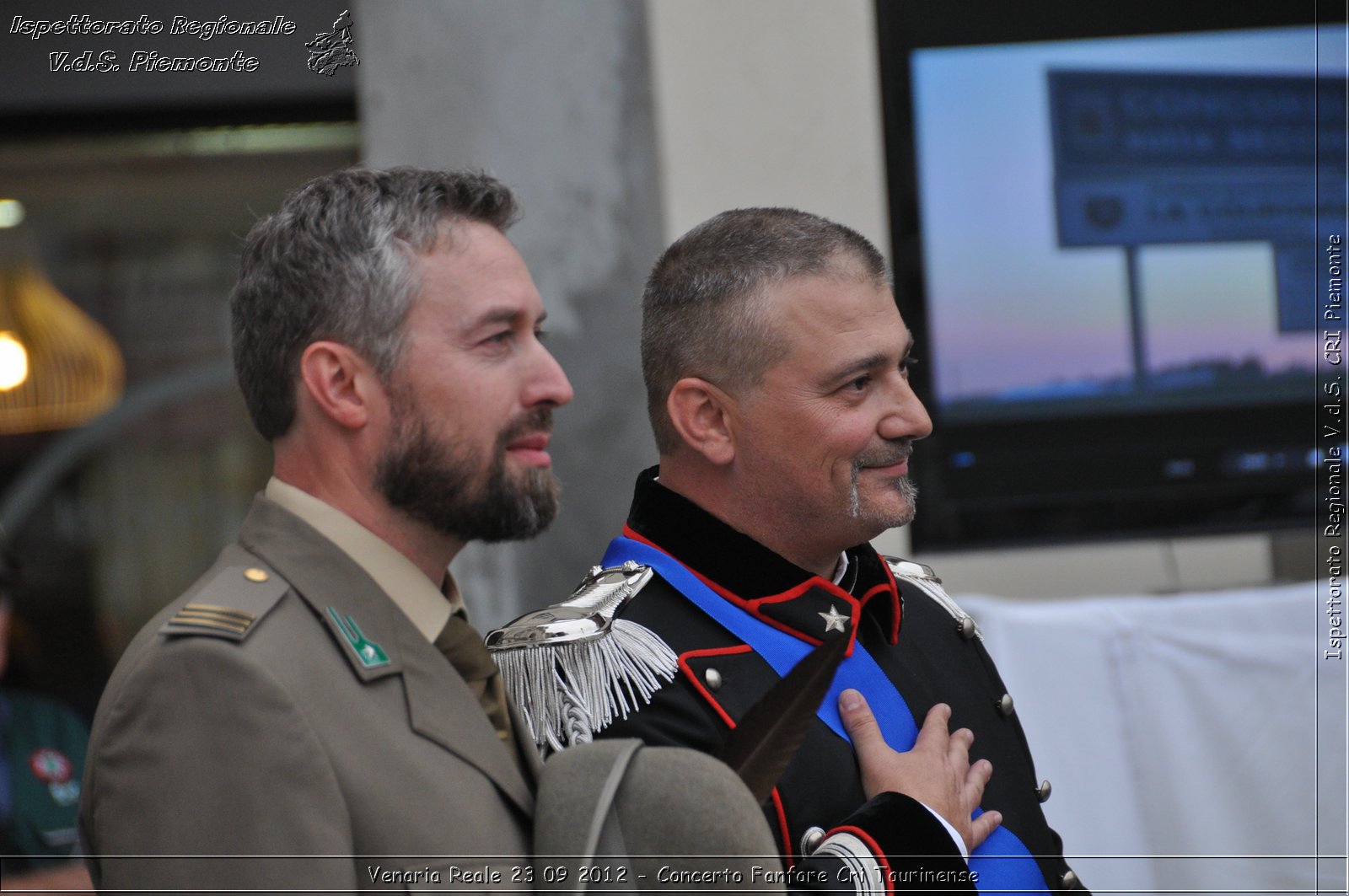 Venaria Reale 23 09 2012 - Concerto Fanfare Cri Taurinense - Croce Rossa Italiana - Ispettorato Regionale Volontari del Soccorso del Piemonte