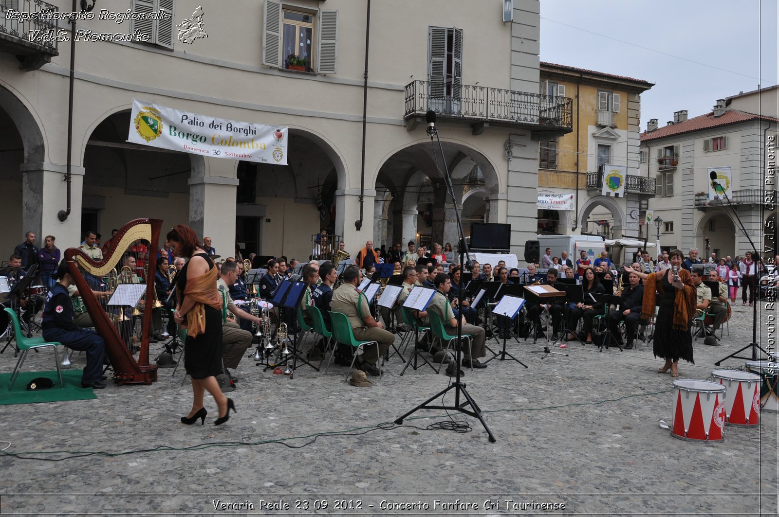 Venaria Reale 23 09 2012 - Concerto Fanfare Cri Taurinense - Croce Rossa Italiana - Ispettorato Regionale Volontari del Soccorso del Piemonte