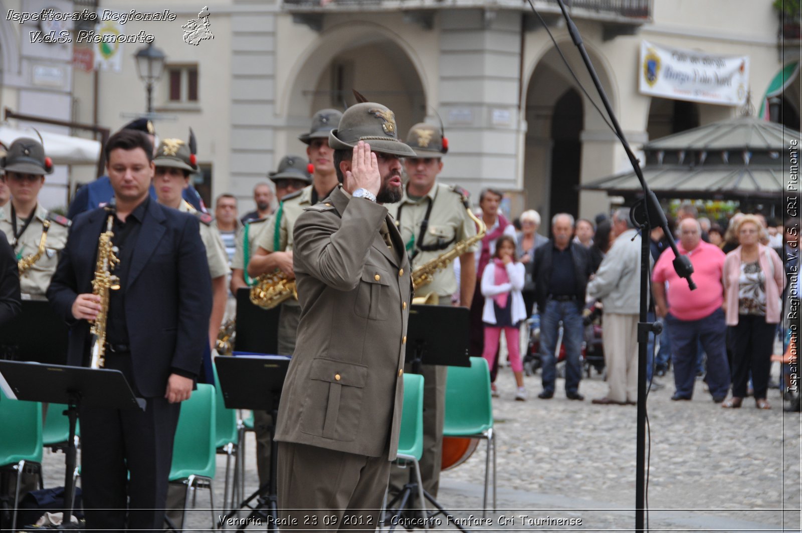 Venaria Reale 23 09 2012 - Concerto Fanfare Cri Taurinense - Croce Rossa Italiana - Ispettorato Regionale Volontari del Soccorso del Piemonte