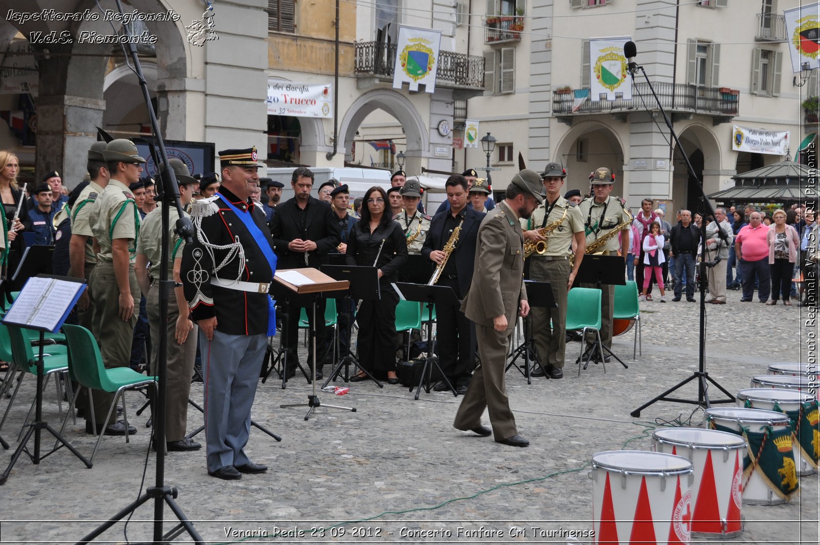 Venaria Reale 23 09 2012 - Concerto Fanfare Cri Taurinense - Croce Rossa Italiana - Ispettorato Regionale Volontari del Soccorso del Piemonte