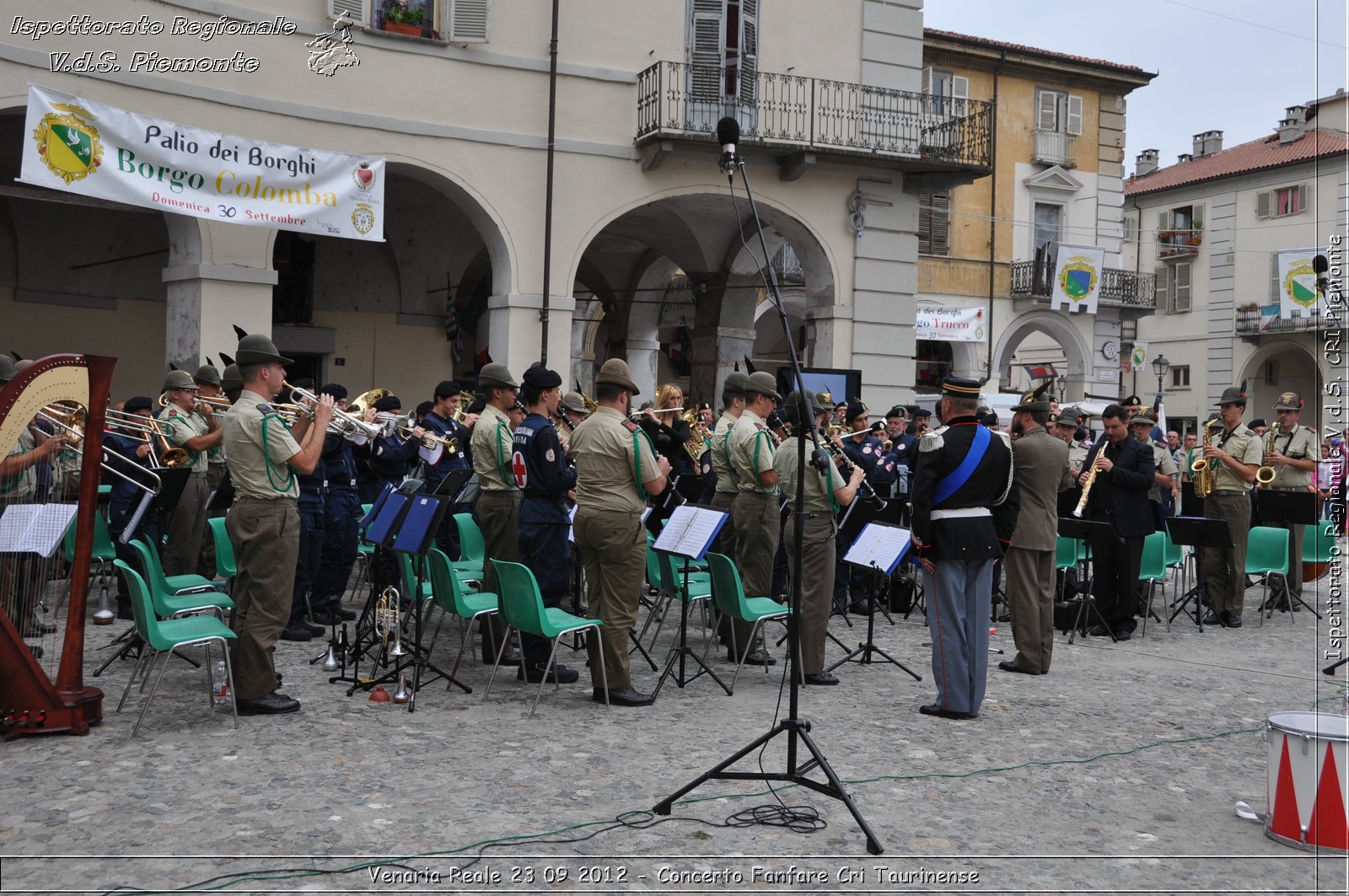 Venaria Reale 23 09 2012 - Concerto Fanfare Cri Taurinense - Croce Rossa Italiana - Ispettorato Regionale Volontari del Soccorso del Piemonte