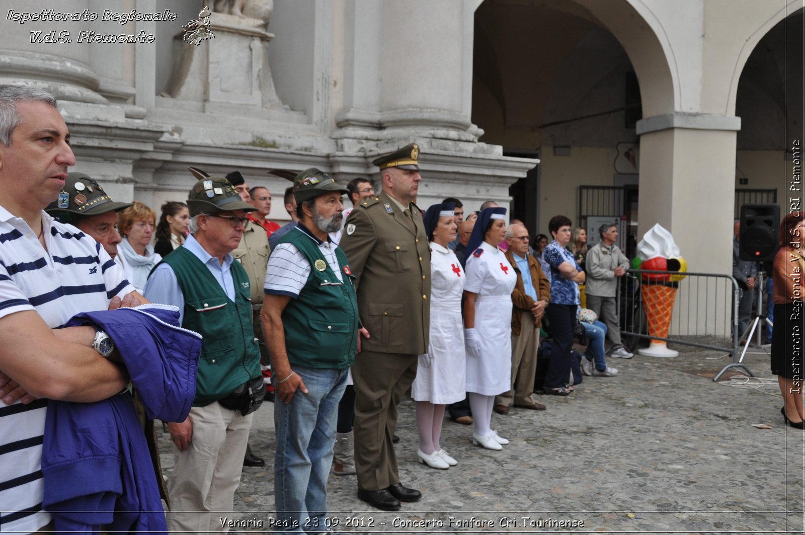 Venaria Reale 23 09 2012 - Concerto Fanfare Cri Taurinense - Croce Rossa Italiana - Ispettorato Regionale Volontari del Soccorso del Piemonte