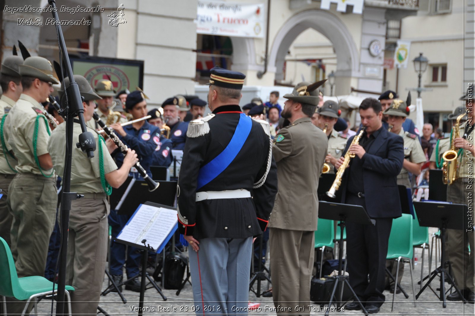 Venaria Reale 23 09 2012 - Concerto Fanfare Cri Taurinense - Croce Rossa Italiana - Ispettorato Regionale Volontari del Soccorso del Piemonte