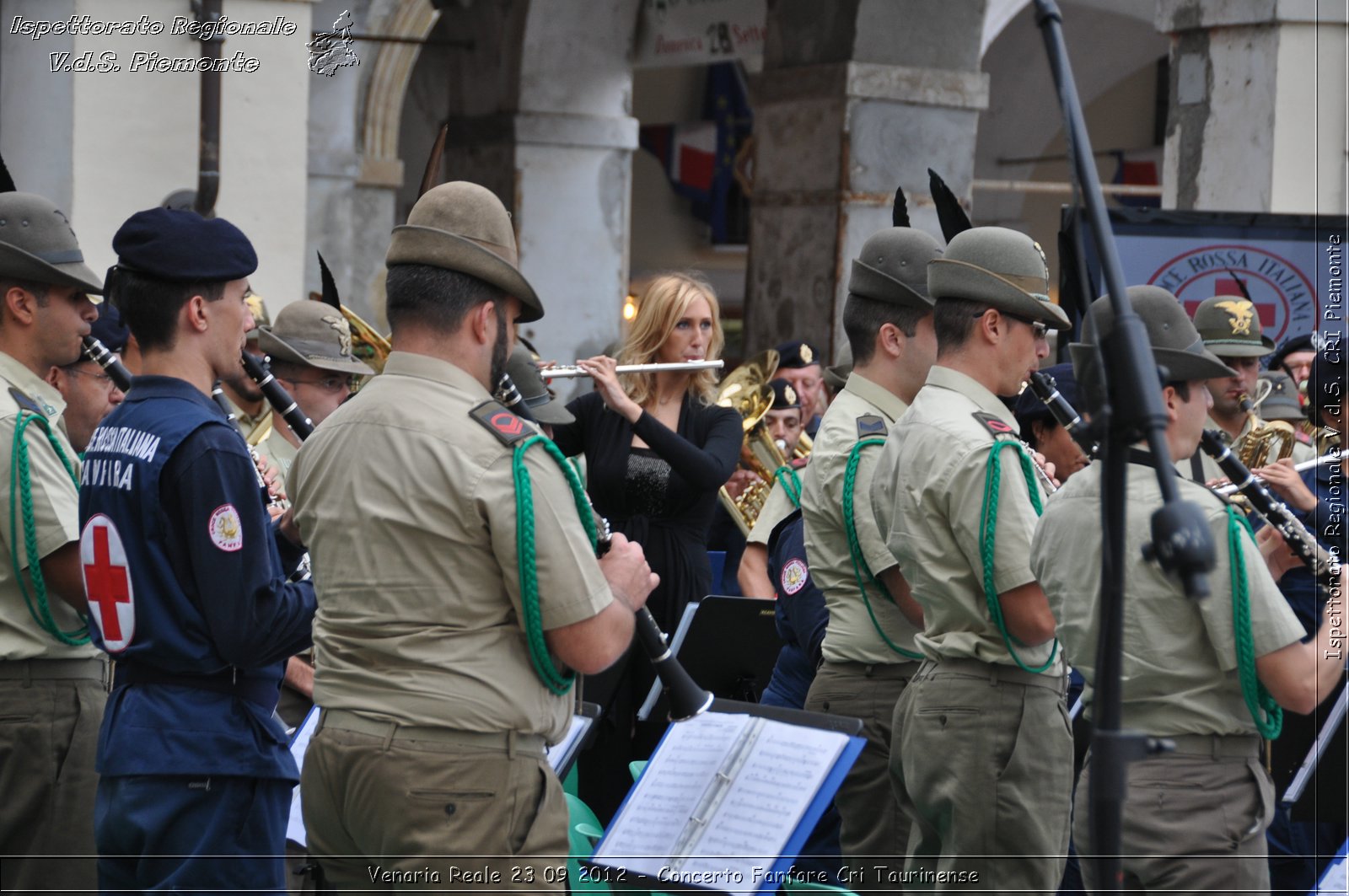 Venaria Reale 23 09 2012 - Concerto Fanfare Cri Taurinense - Croce Rossa Italiana - Ispettorato Regionale Volontari del Soccorso del Piemonte