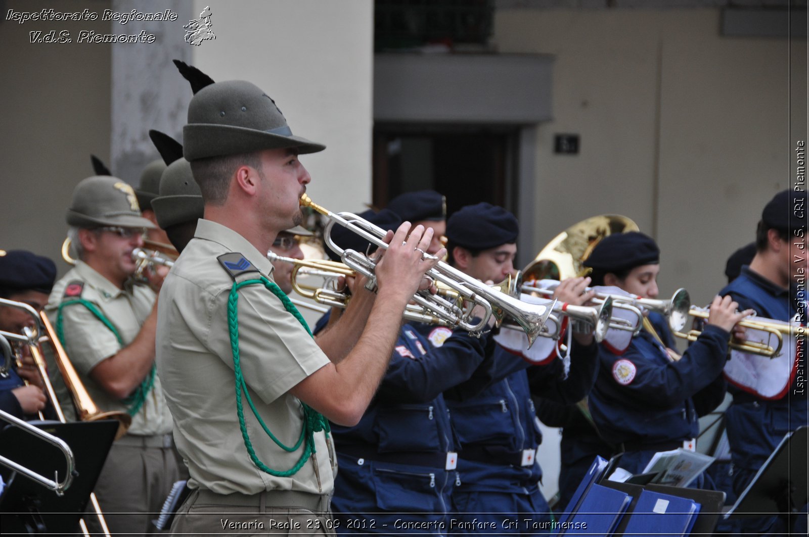 Venaria Reale 23 09 2012 - Concerto Fanfare Cri Taurinense - Croce Rossa Italiana - Ispettorato Regionale Volontari del Soccorso del Piemonte